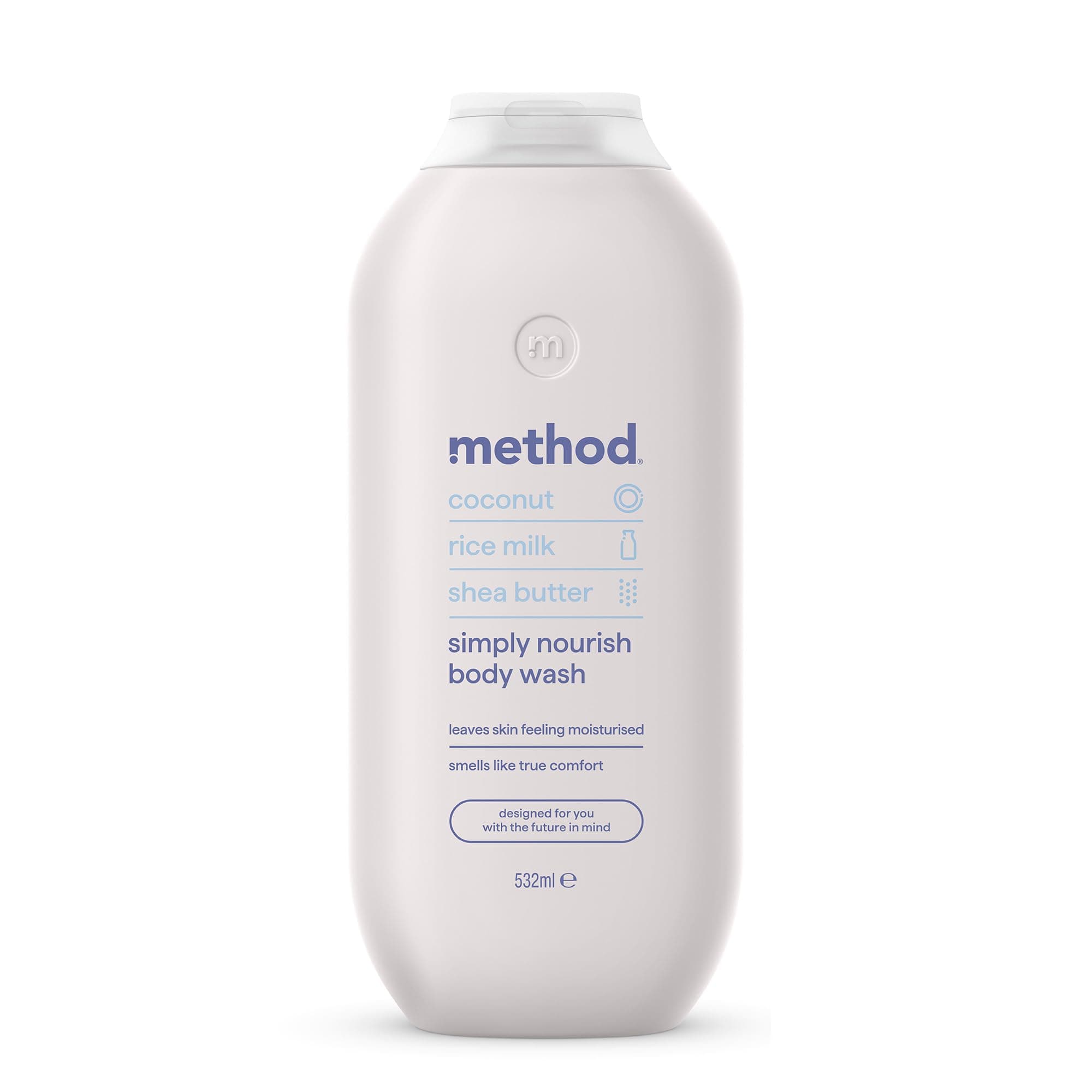 Method Duschgel, Simply Nourish, Kokosnuss, Reismilch und Sheabutter, 1 Stück, 532 ml