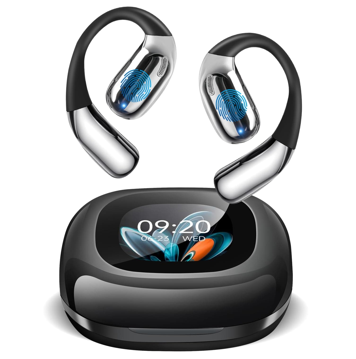 Psadhi Écouteurs de Traduction IA en Temps réel, 3-en-1 Bluetooth avec écran Tactile LCD, Compatible avec 164 Langues et Accents. Idéaux pour Les Voyages, Le Travail, l'apprentissage et Le Sport