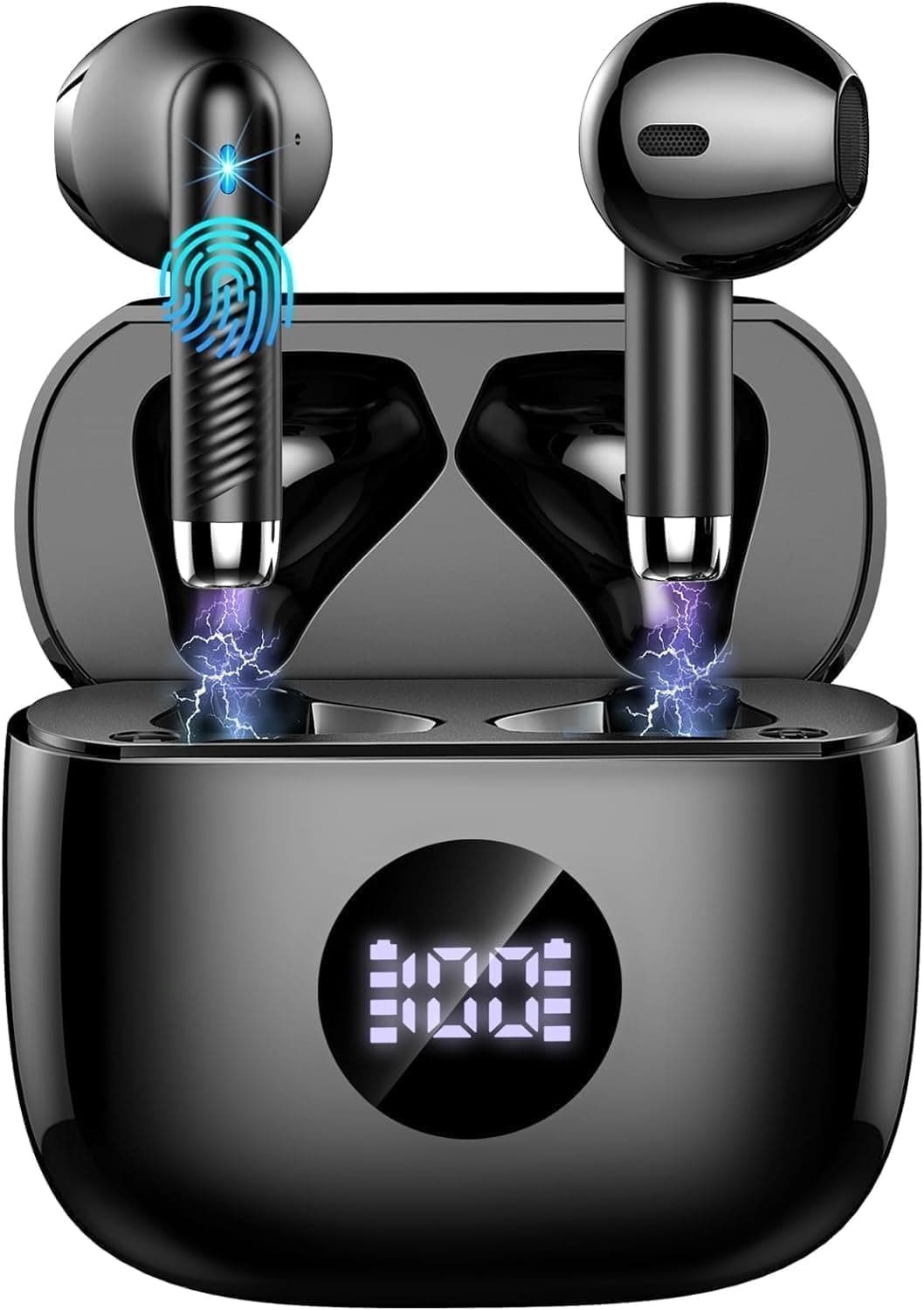 2026 Cuffie Bluetooth Auricolari Bluetooth 5.4, Cuffie Wireless con 4 ENC Cancellazione Rumore Mic, Cuffie in Ear 40 Ore di Riproduzione, Cuffie Senza Filo HiFi Stereo IP7 Impermeabili per iOS/Android