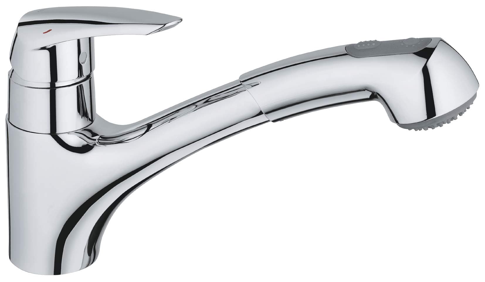 GROHE Eurosdisc Mitigeur de Cuisine évier avec Douchette Extractible 2 jets, Rotation 140°, Chromé, 32257001 (Import Allemagne)