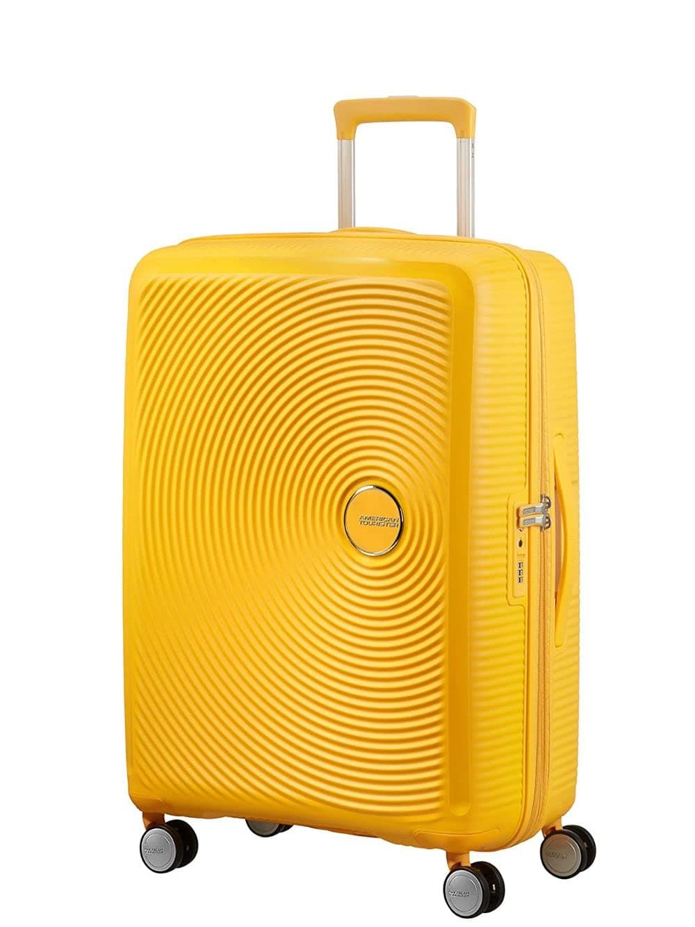 American Tourister Soundbox - Valise Spinner M Extensible, 67 cm, 71.5/81 L, Jaune (Golden Yellow)
