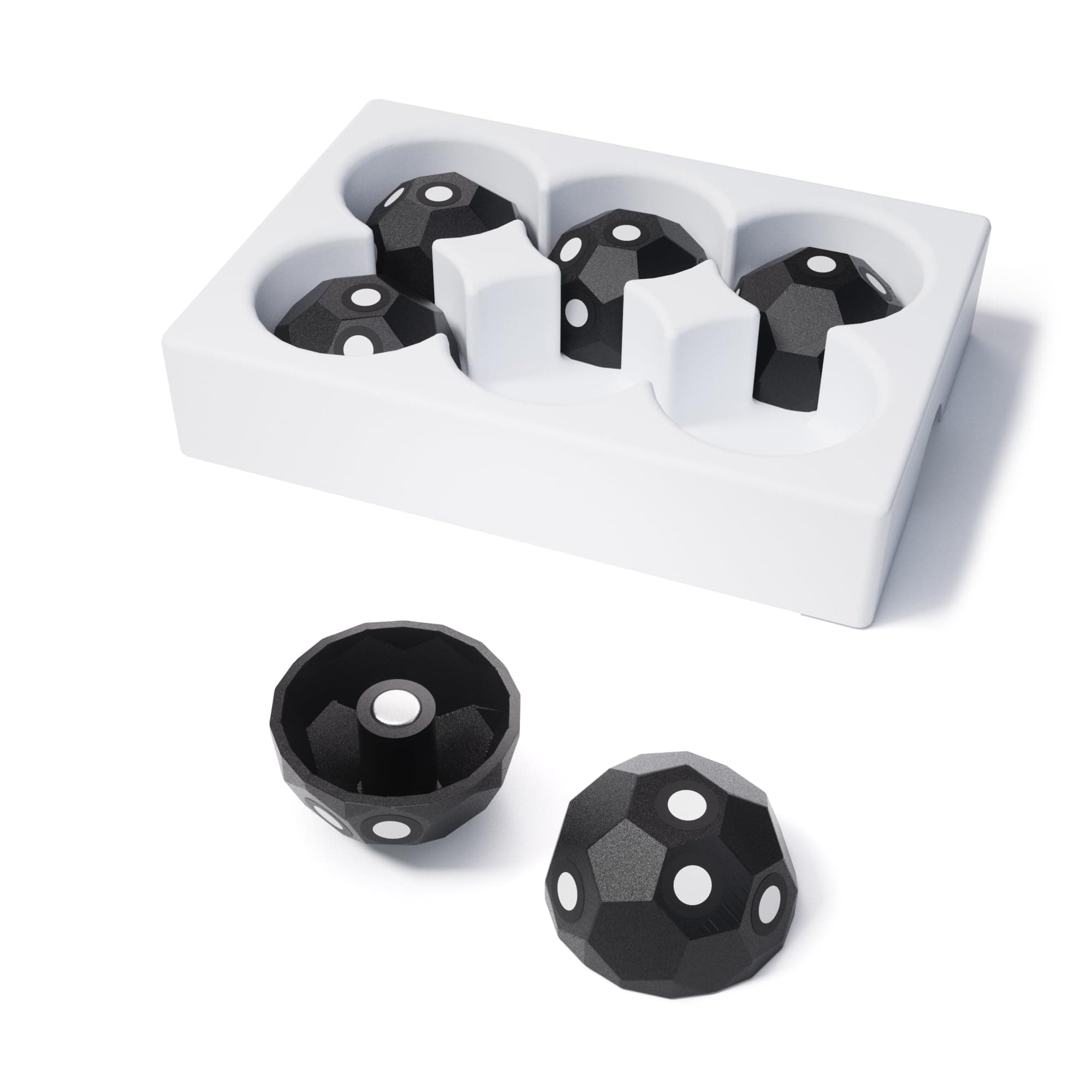 Revopoint Kit de Marcadores de Cúpula Magnéticos 3D de 6 Piezas para Escaneo 3D, Marcadorespara Escáneres 3D, Puntos de Seguimiento 3D para Evitar la Pérdida de Seguimiento y Mejorar la Precisión