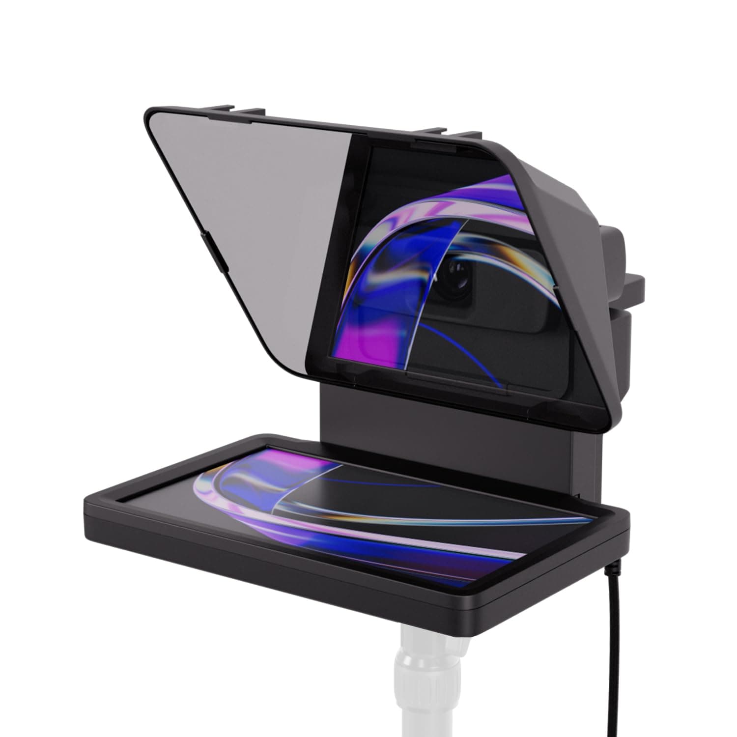 Elgato Prompter – Teleprompter con schermo integrato, YouTube, Twitch, Zoom, Teams e altro, supporta DSLR/Webcam/Smartphone, visualizzazione del monitor Drag & Drop, funziona con Mac/PC & Stream Deck