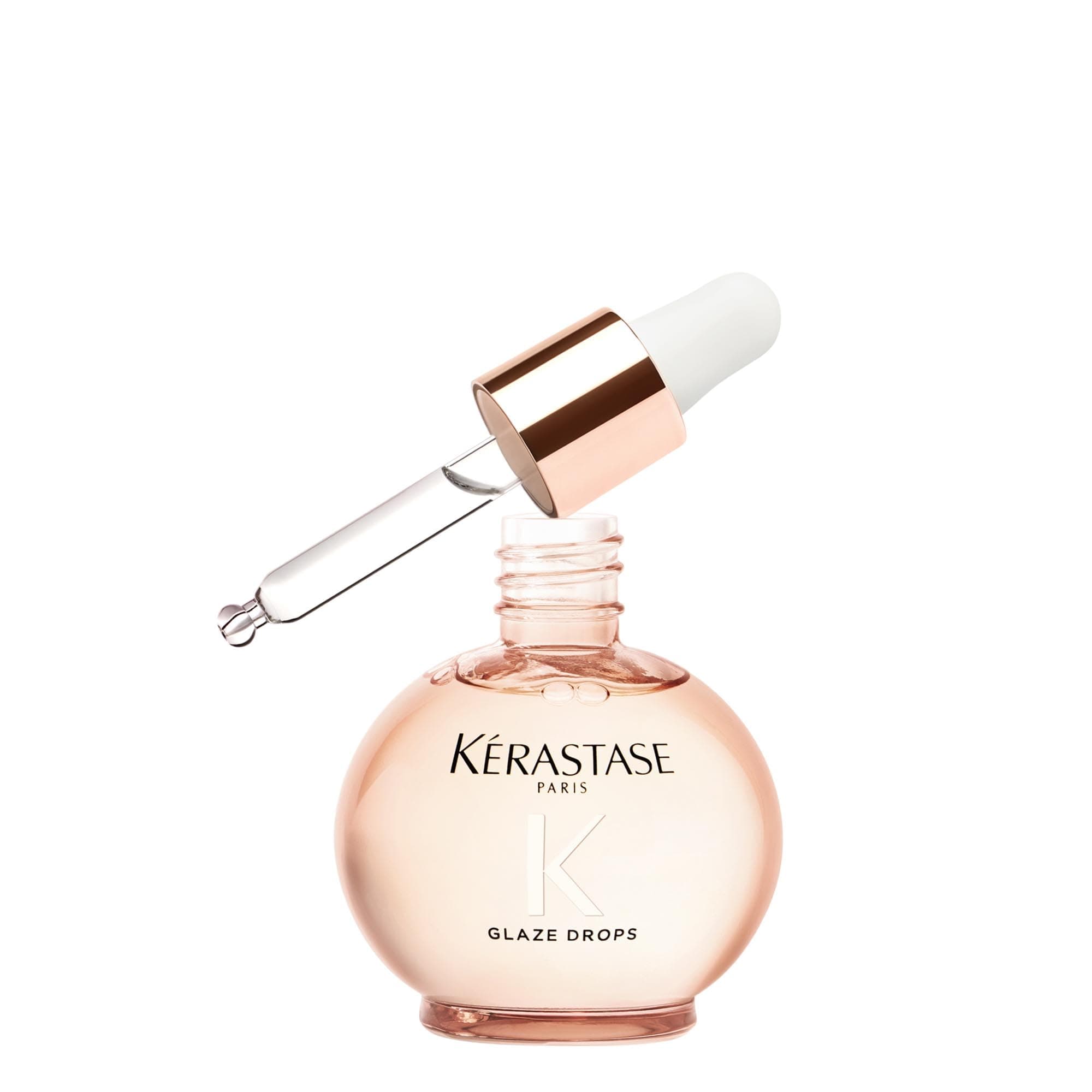 Kérastase, Gloss Absolu, Olio Leggero Extra Lucentezza per Capelli Crespi, con Olio di Rosa Canina, Glaze Drops, 45ml