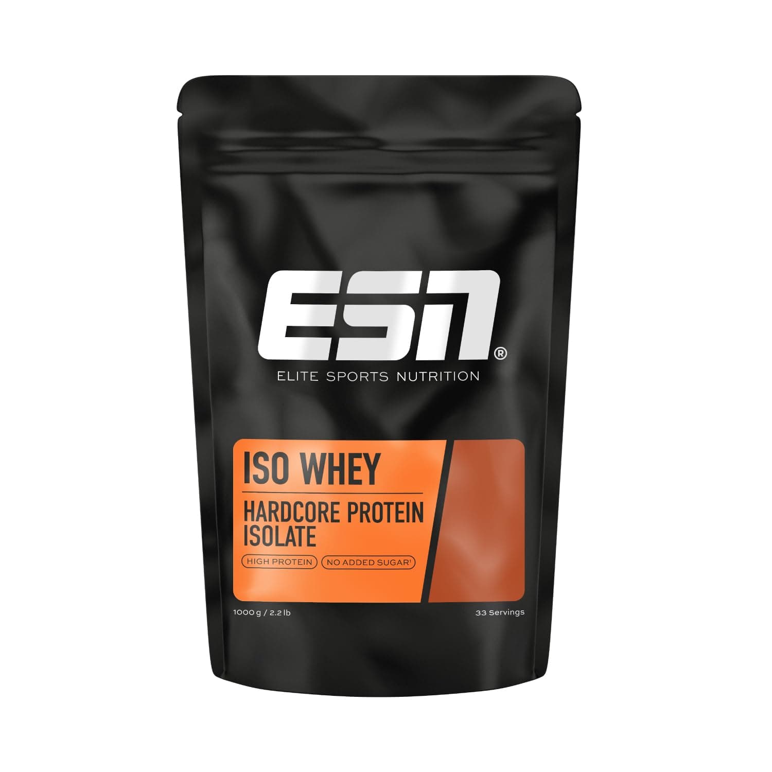 ESN IsoWhey Hardcore Protein Powder, Cioccolato, 1 kg, Fino a 26 g di proteine per porzione - Made in Germany