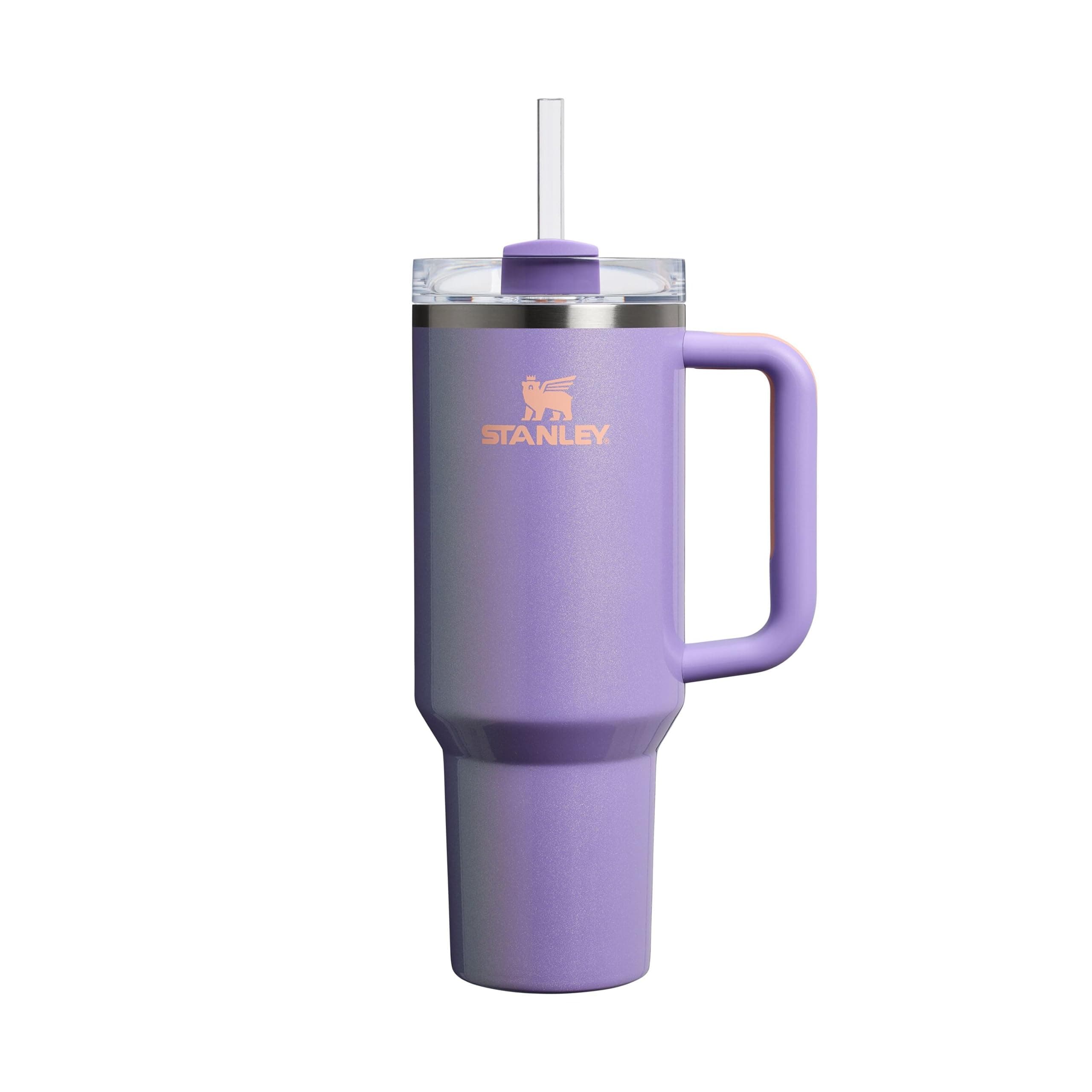 STANLEY 1913 Quencher H2.0 Flowstate Borraccia Con Cannuccia 1.2L - Freddo Per 11 Ore - Con Ghiaccio Per 48 Ore - Senza BPA - Tazza Termica Con Manico - Periwinkle Shimmer