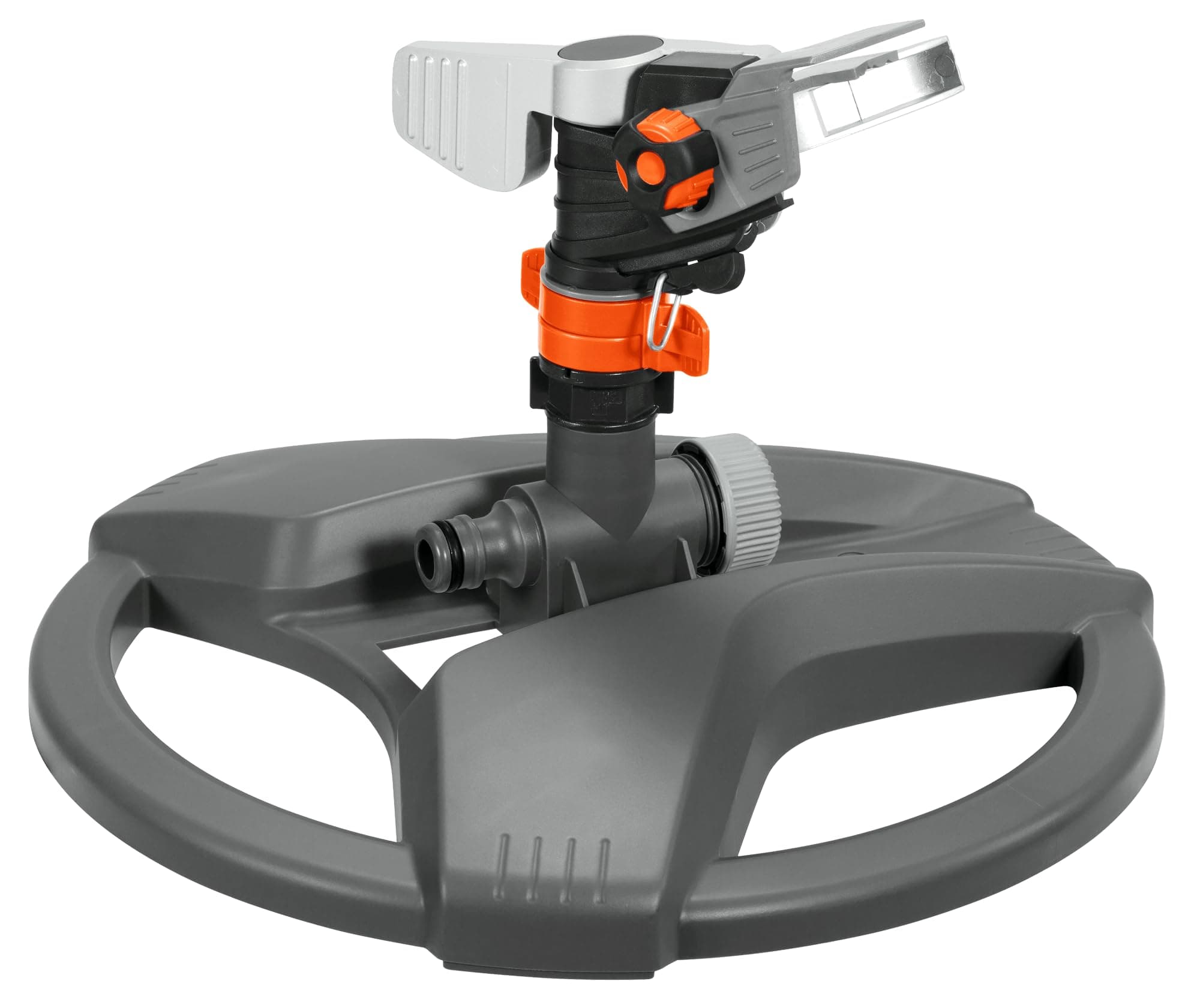 Gardena Premium Impuls-, Kreis- und Sektorenregner (auf Kunststoffschlitten): Premium-Regner zur Bewässerung größerer Flächen bis 490 m², stufenlose Reichweiteneinstellung bis 10-25 m (8135-20)