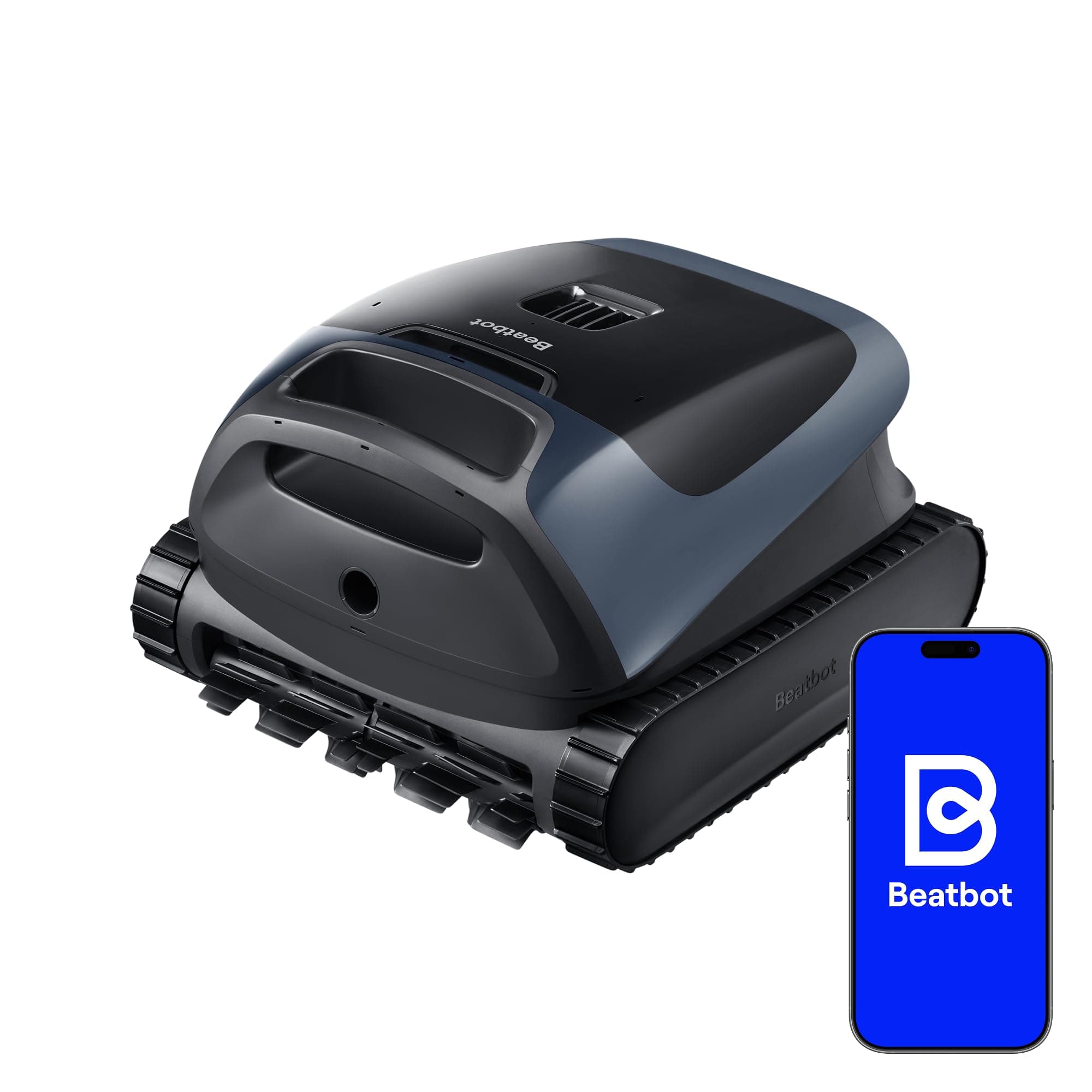 (2026 Nuevo)Beatbot Sora 30 Robot Piscina limpiafondos y Paredes, Plataformas y línea de flotación, 25700 LPH, Posicionamiento Superficie, 5l residuos,Controll App,Piscinas enterradas y elevadas, azul