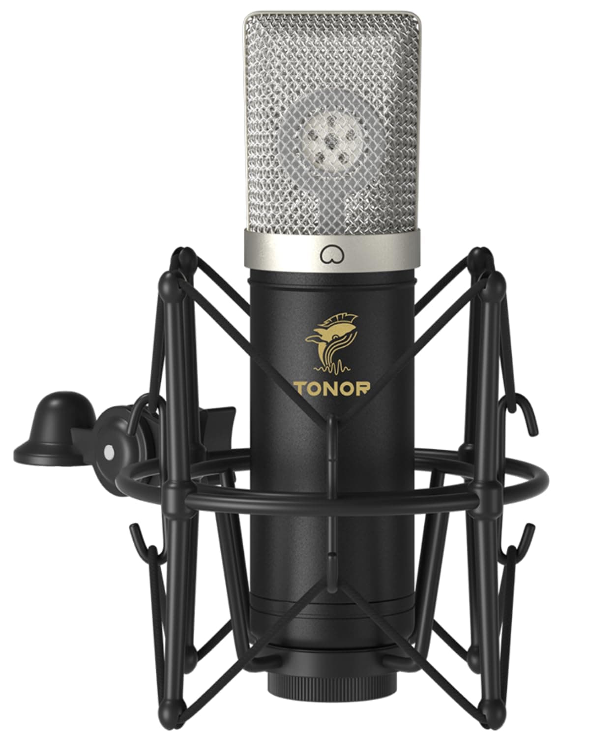 TONOR Microfono USB, PC Mic Cardioide Condensatore con Frequenza di campionamento, Braccio Supporto Antiurto per Streaming, Registrazione, Gioco, Podcasting, Voice Over, YouTube, TC-2030