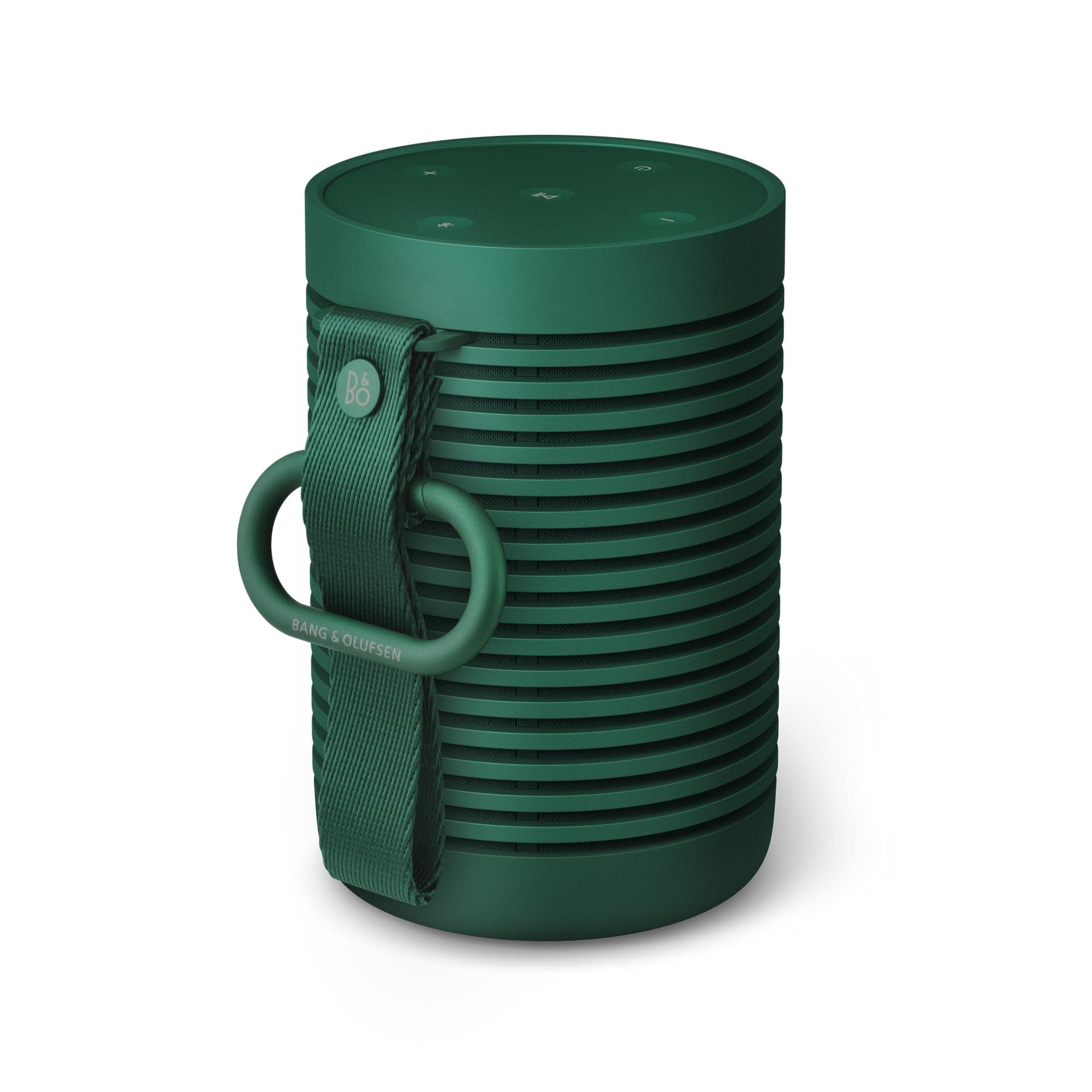 Bang & Olufsen Beosound Explore – Enceinte Bluetooth Portable étanche IP67, Enceinte sans Fil puissante pour extérieur, Maison et Voyage, Son à 360° et Jusqu’à 27 h d’autonomie - Vert