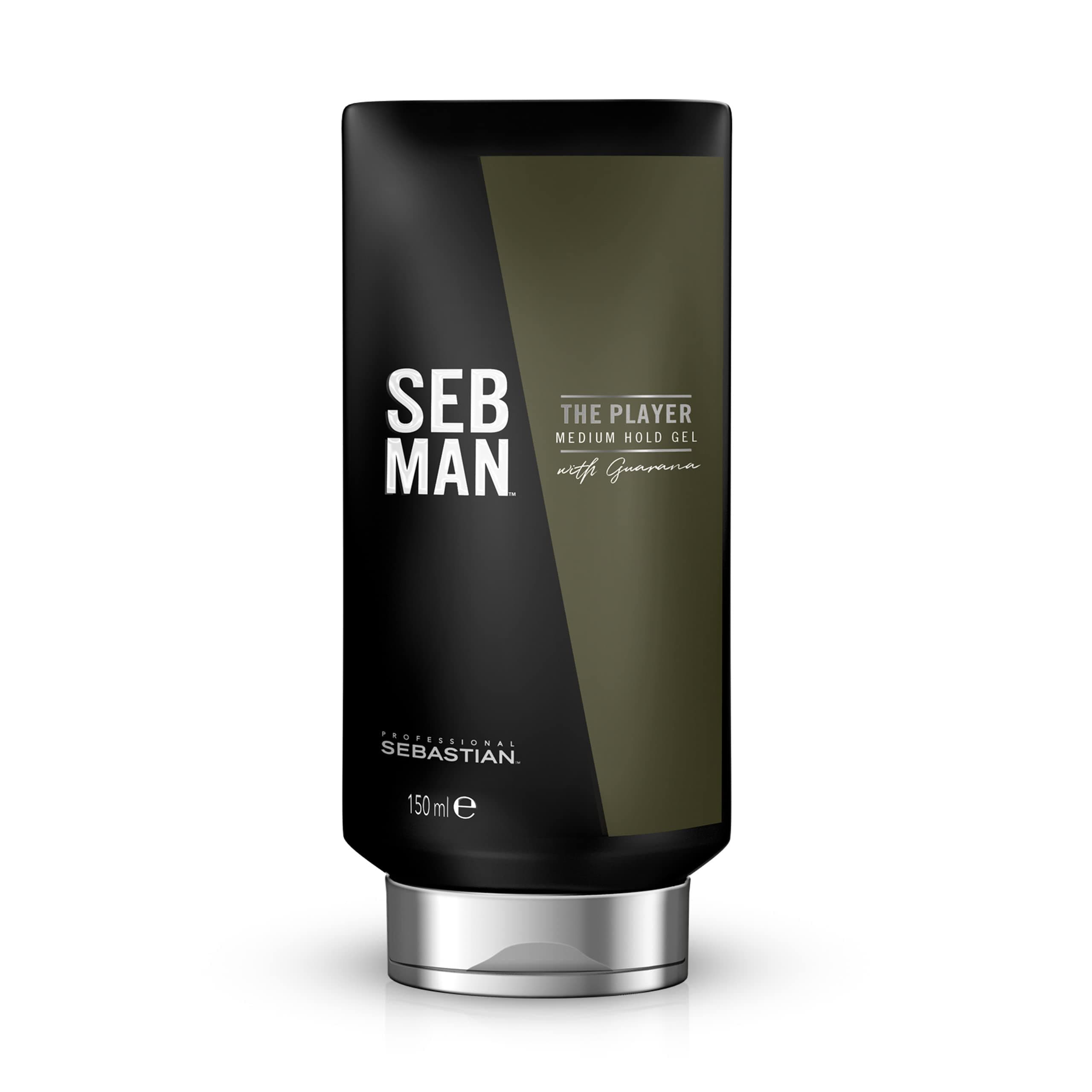 SEB MAN THE PLAYER – remodellierbares Haargel mit mittelstarkem Halt – Styling Gel mit flexiblem Finish – mit Guarana-Extrakt und anregendem Duft von Bergamotte und rosa Pfeffer – 150 ml