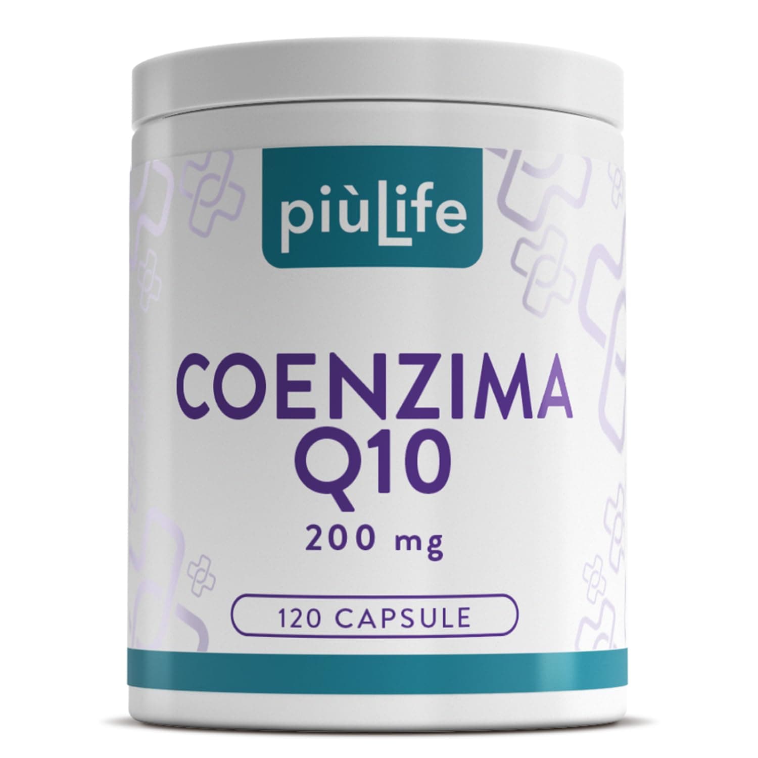 Coenzima Q10 200mg PiùLife – 1 Al Giorno – 120 Capsule CoQ10 da Ubiquinone, Antiossidante Antiage, Integratore Pelle e Sistema Immunitario – Energia Contro i Radicali Liberi – Coenzyme Q10