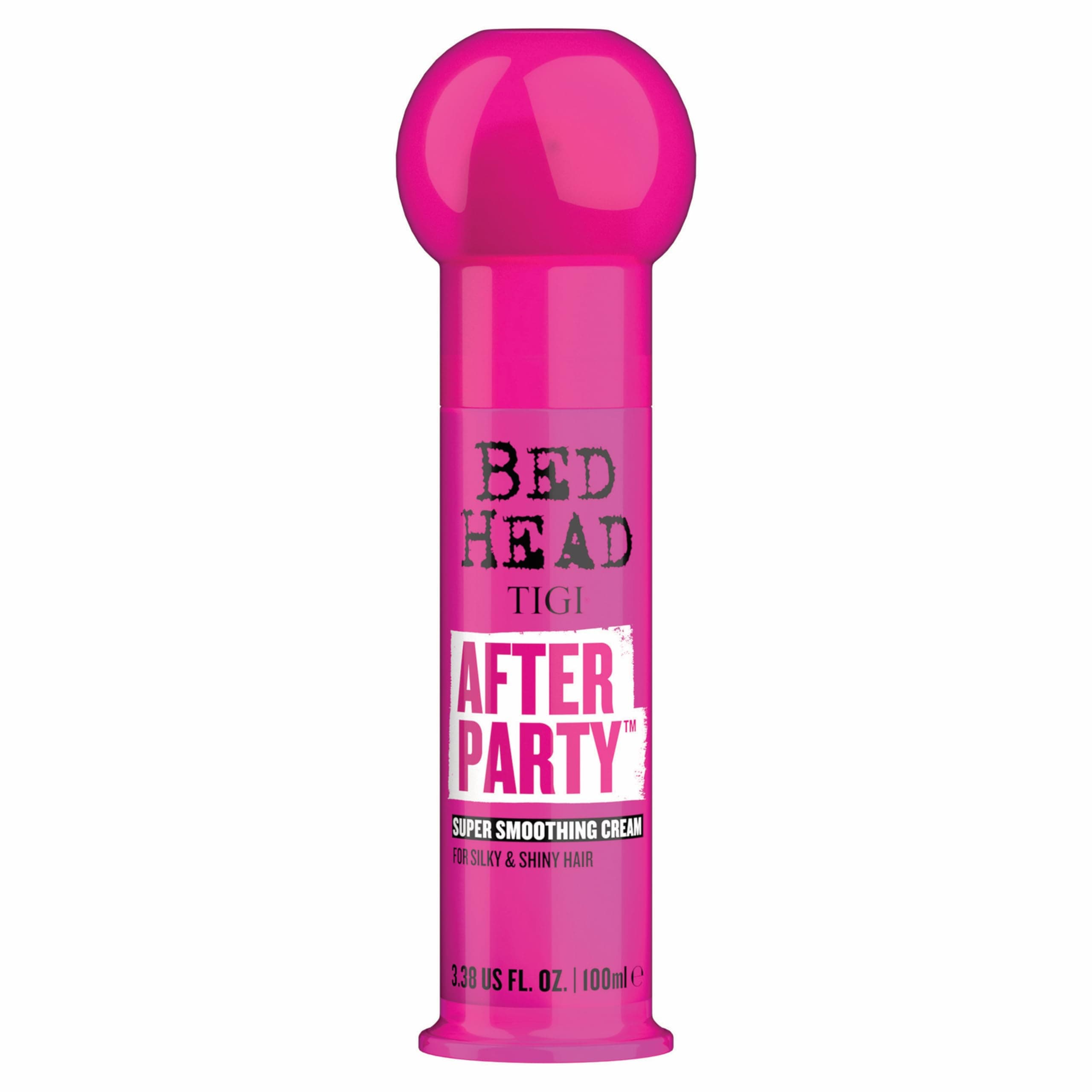 Bed Head by TIGI After Party Crema Lisciante, 100ml | Crema styling anti-crespo con olio di ricino per capelli bagnati o asciutti, doma crespo ed elettricita, lucentezza intensa