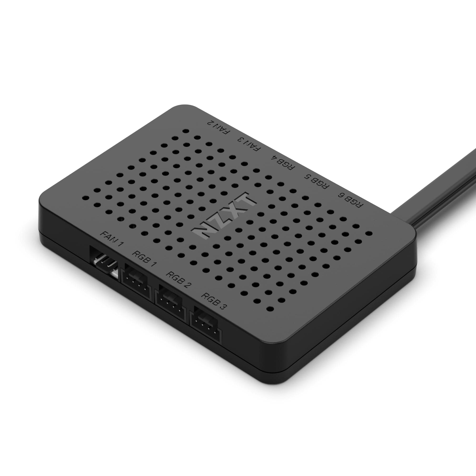 NZXT RGB & Fan Controller - AC-CRFR0-B1-6 RGB-Beleuchtungskanäle - 3 Lüfterkanäle - Anpassung der Beleuchtung - Schwarz