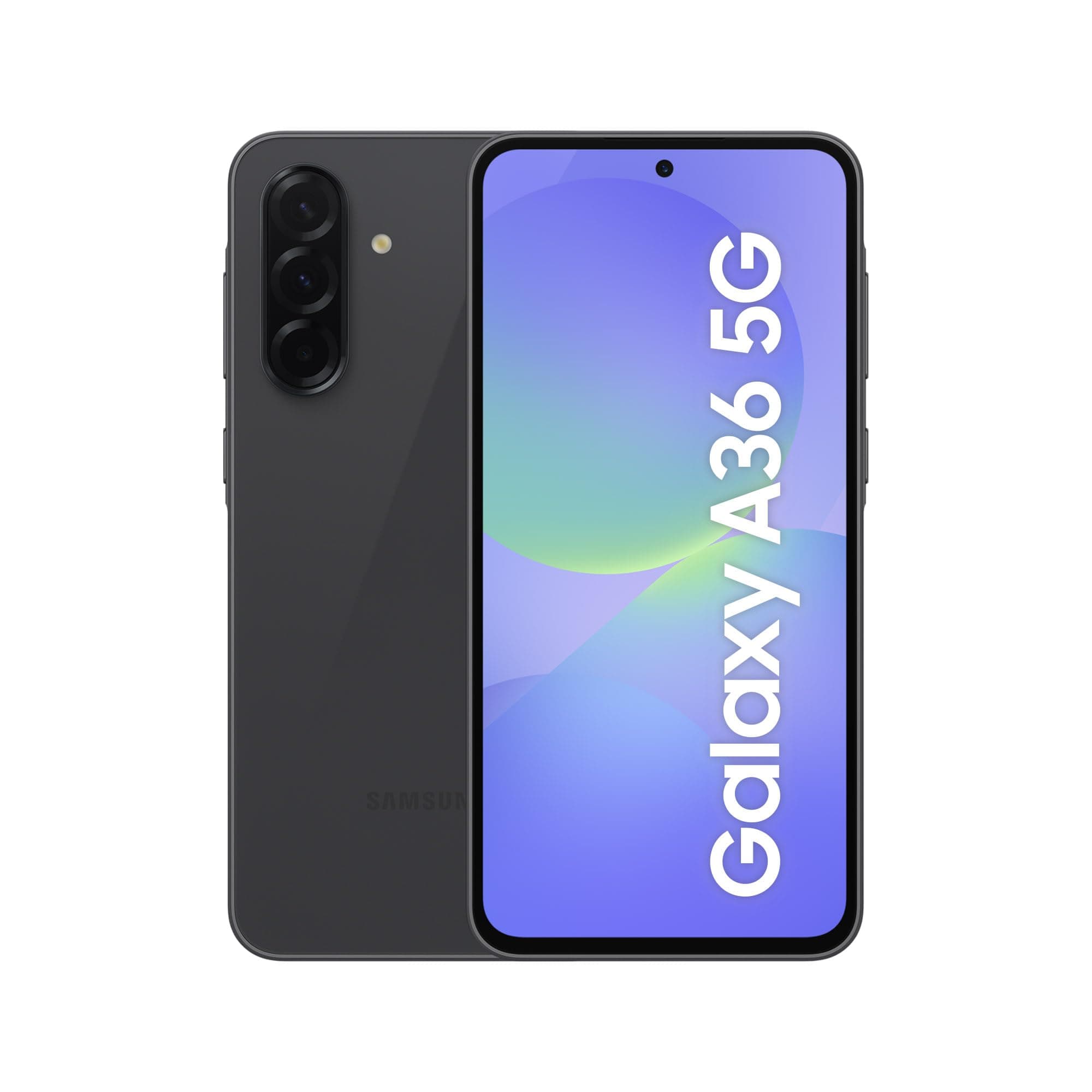 Samsung Galaxy A36 5G AI Smartphone ohne Vertrag, Simlockfreies AI Handy mit Android, 8 GB RAM, 256 GB Speicher, 50-MP-Kamera, Awesome Black, 2,5 Jahre Herstellergarantie [Exklusiv auf Amazon]