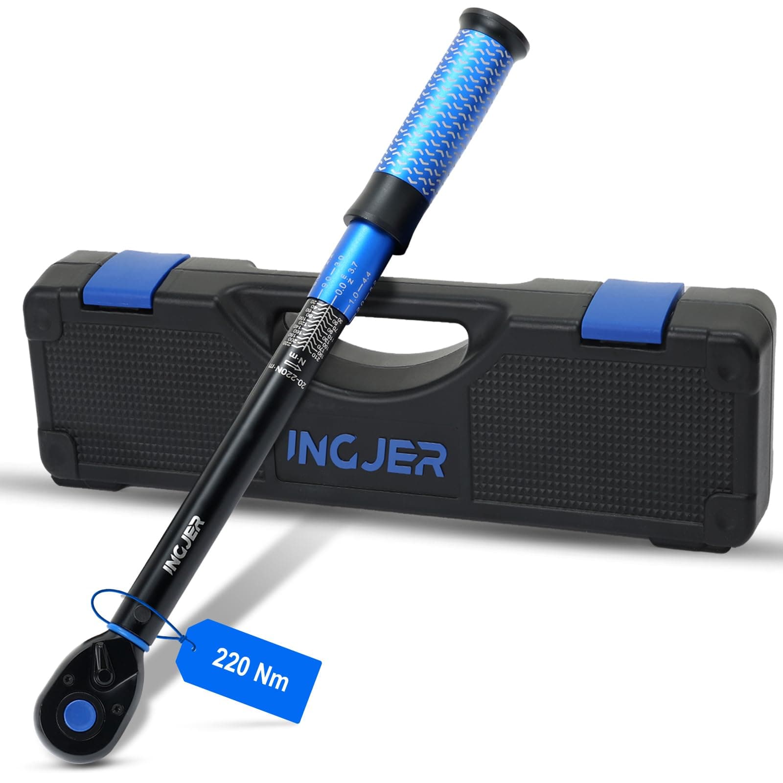 INGJER Clé dynamométrique à cliquet 1/2 Conçue avec précision pour les professionnels et les bricoleurs