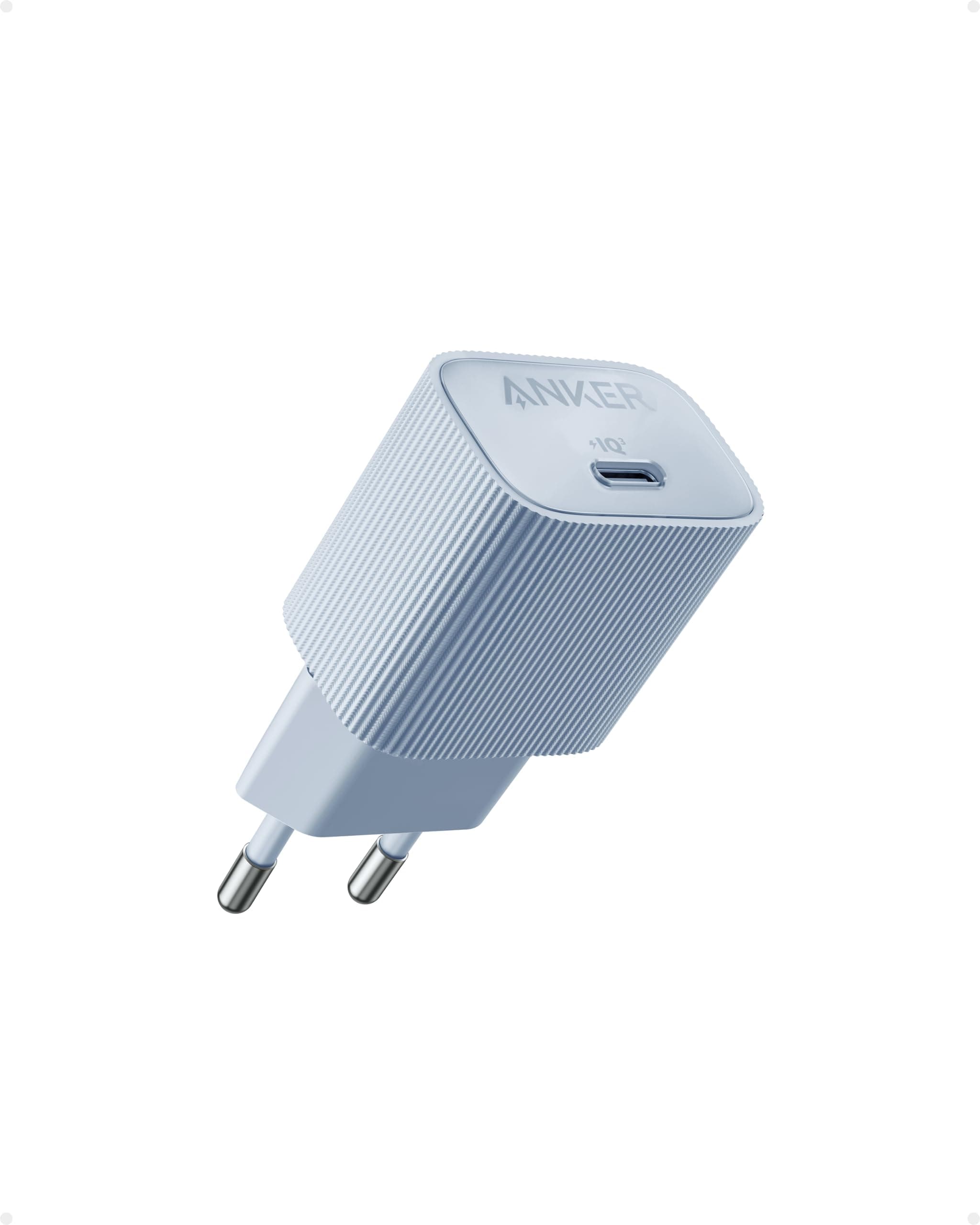 Anker Nano USB C Netzteil, 30W High-Speed USB C Ladegerät, PIQ 3.0 und PPS Schnellladeleistung, Kompatibel mit iPhone 16/15/14/13 Serie, Pixel, Galaxy, iPad, und mehr (Ladekabel nicht im Lieferumfang)