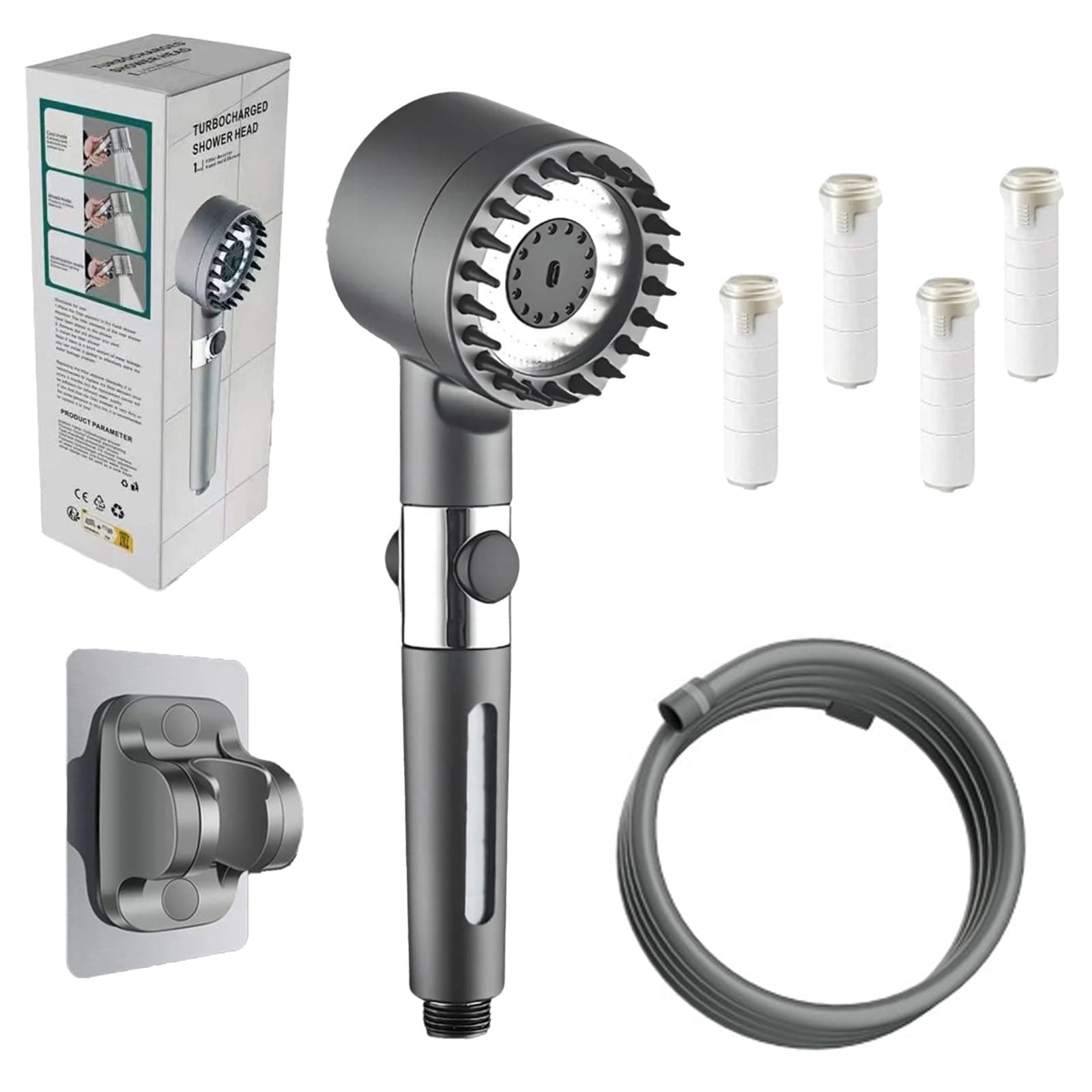 Pulifer|Doccino Per Doccia Pulifer, Doccino Filtrante, Soffione Doccia, Doccinos Filtrante, Capelli Lucenti E Benessere Autentico, Risparmio Idrico Ed Energetico