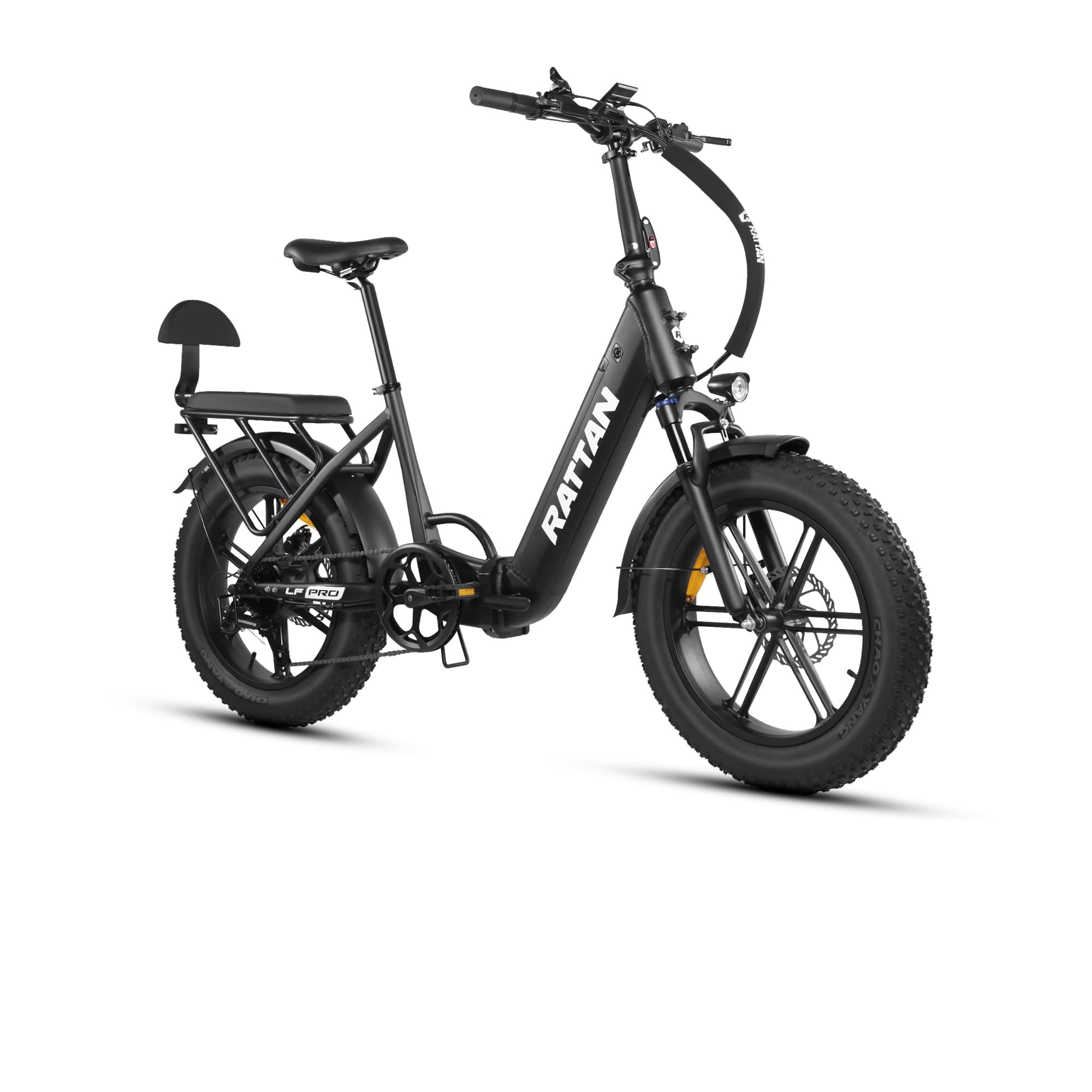 Rattan LM/LF Ultra Pro Vélo Électrique Adulte Pliable, Batterie Amovible 48V 40.5Ah/18Ah 1944Wh/864Wh, Jusqu’à 195Km/120 km d’Autonomie, 2 Sièges, Freins Hydrauliques