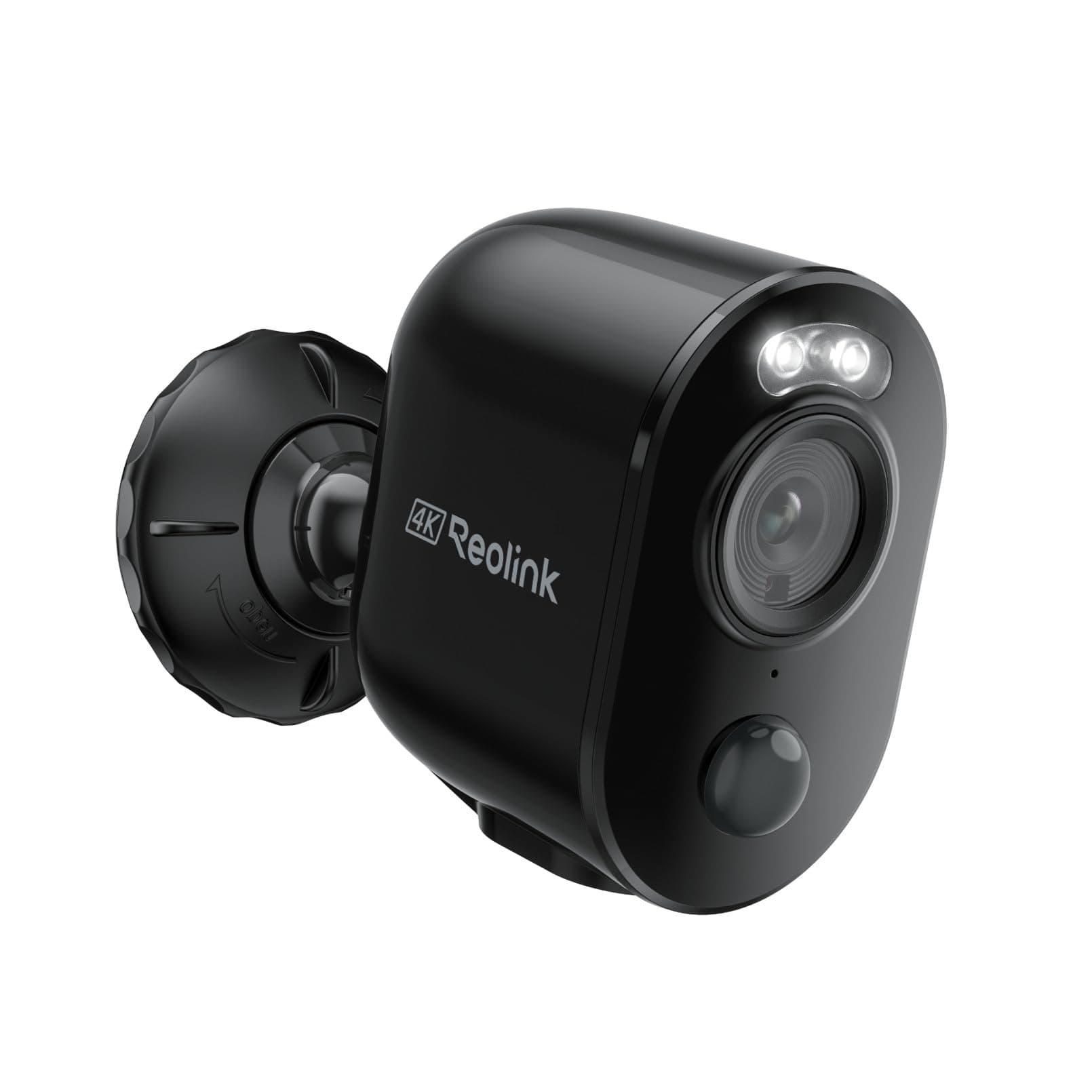 Reolink 4K Camera Surveillance WiFi Exterieure sans Fil, 2,4/5 GHz, Détection Personne/Véhicule/Animal, Vision Nocturne Couleur, Audio Bidirectionnel, Alimentation Batterie/Solaire, Argus 3 Ultra Noir