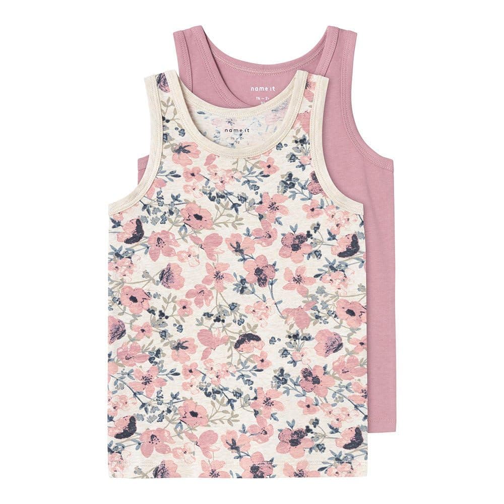 ONLY & SONS Mädchen Nmftank Top 2p Nostalgia Flower Noos