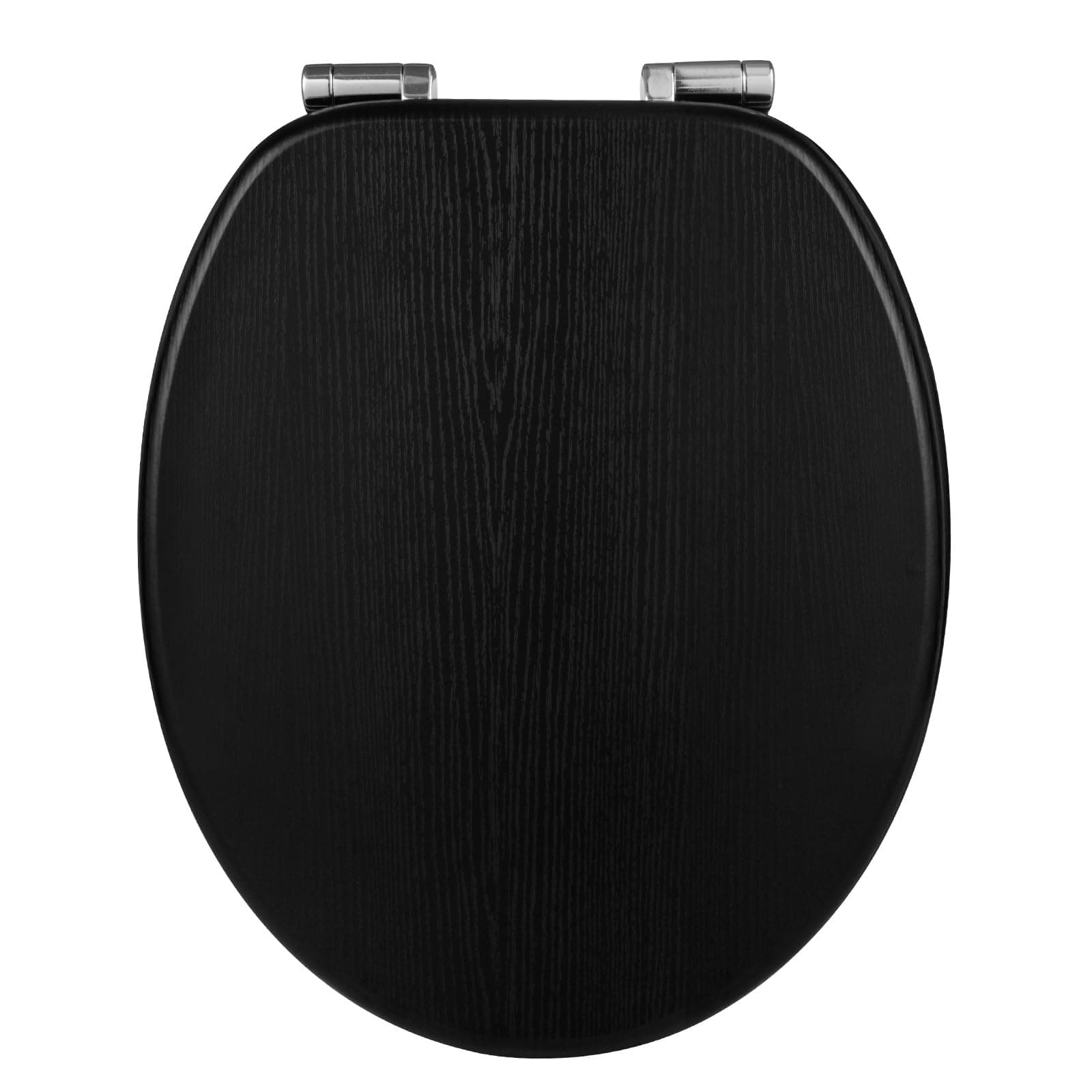 WOLTU Premium WC-Sitz Toilettensitz mit Absenkautomatik, MDF Holzkern, Softclose Scharnier, Desgin Décor Oval