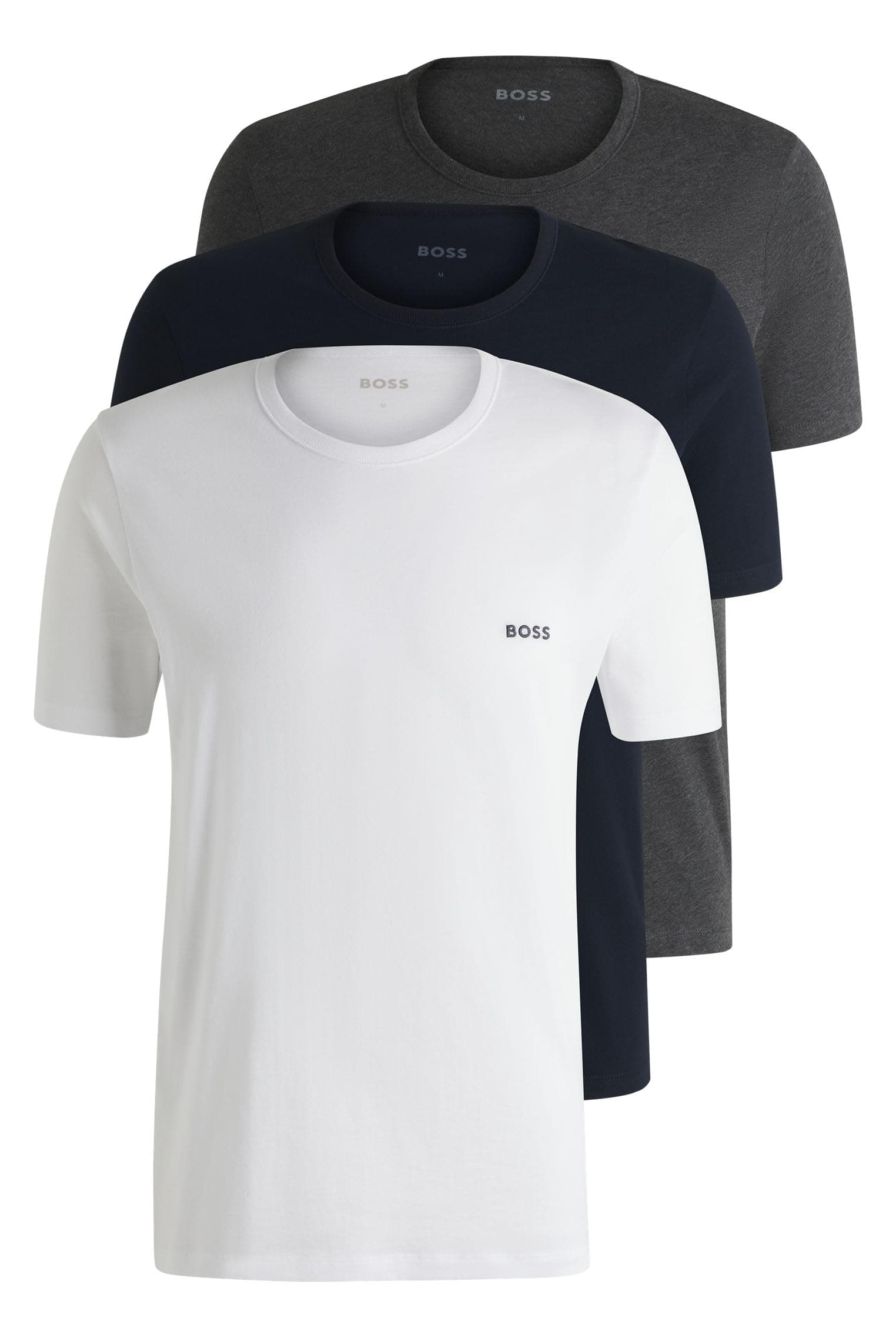 Hugo Boss Hugo Boss Tshirt RN 3p Classic T-Shirt Homme (Lot de 3)