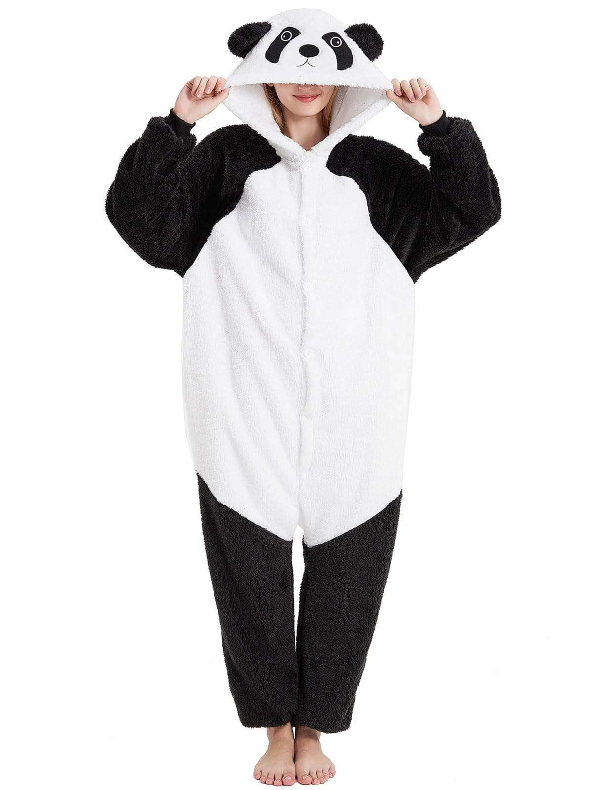 chuangminghangqi Combinaison Unisexe Adulte Pyjama Animal Cosplay Deguisement Kigurumi Pajamas Carnaval Costume Vêtements De Nuit