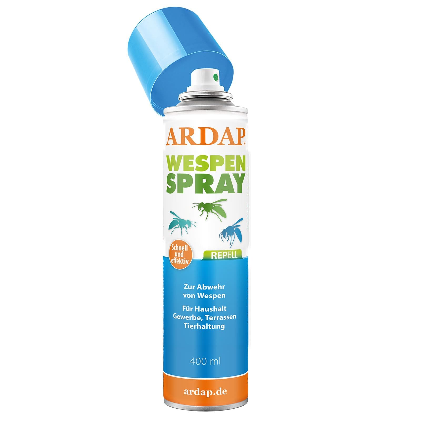 ARDAP Repell Wespenspray 400ml - Wespen vertreiben - Wespen Spray - Anti Wespen Outdoor - Wespenspray Sofortwirkung - Insektenspray Wespen - Spray gegen Wespen - Wirkt schnell & effektiv (PT19)