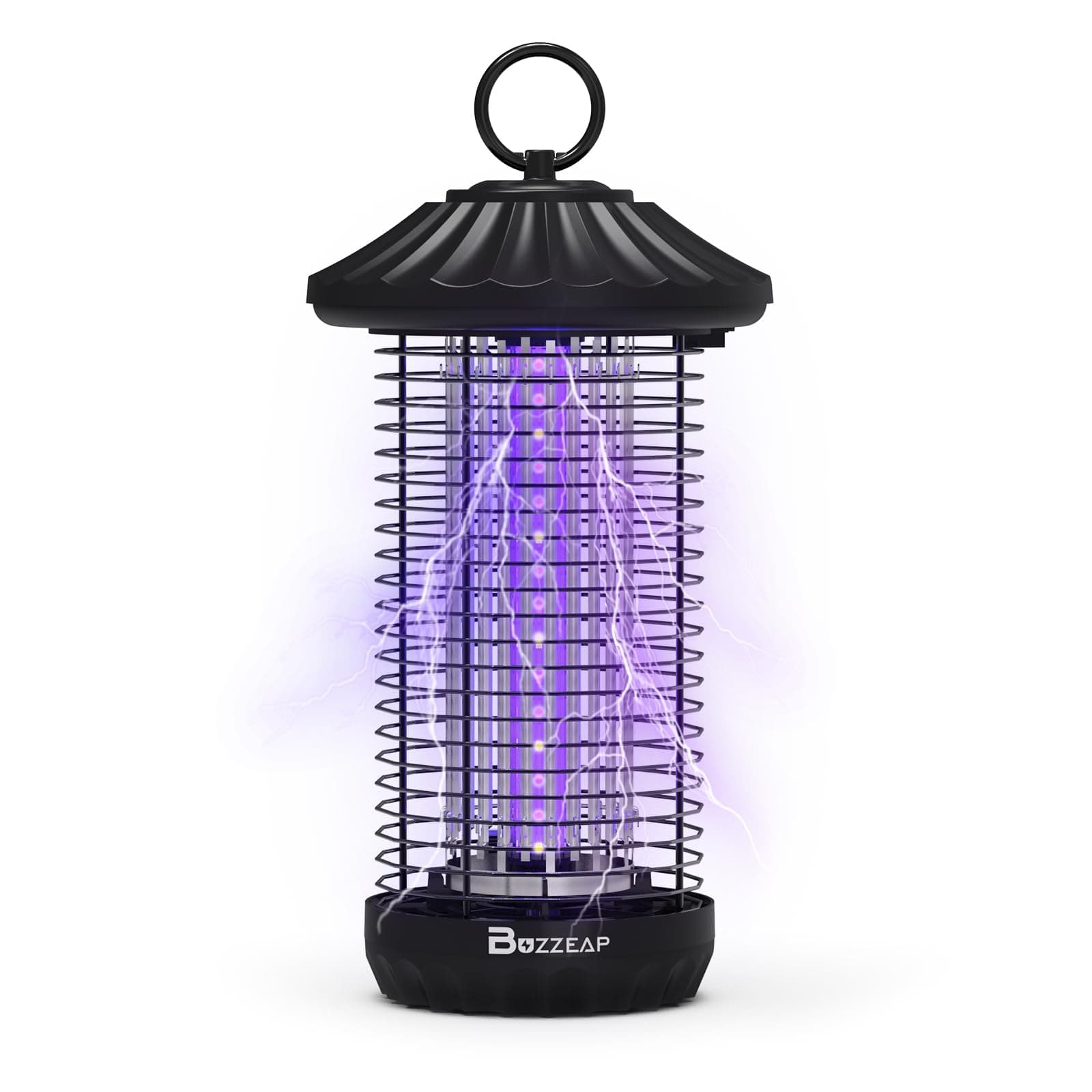 Lámpara Antimosquitos - Alta Eficiencia 3800V 15W UV Mata Mosquitos Eléctrico, Silenciosa y sin Químicos, IPX4 Impermeable, para Interior y Exterior, Cobertura 150-200m²