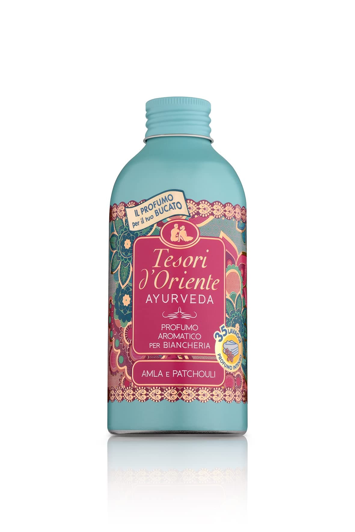 Tesori d'Oriente - Profumatore Bucato Lavatrice Ayurveda, dalle Note Fiorite della Rosa Nera, Ideato per Donare ai tuoi Capi una Fragranza Intensa e Duratura, per Tutti i Tipi di Tessuto, 250 ml