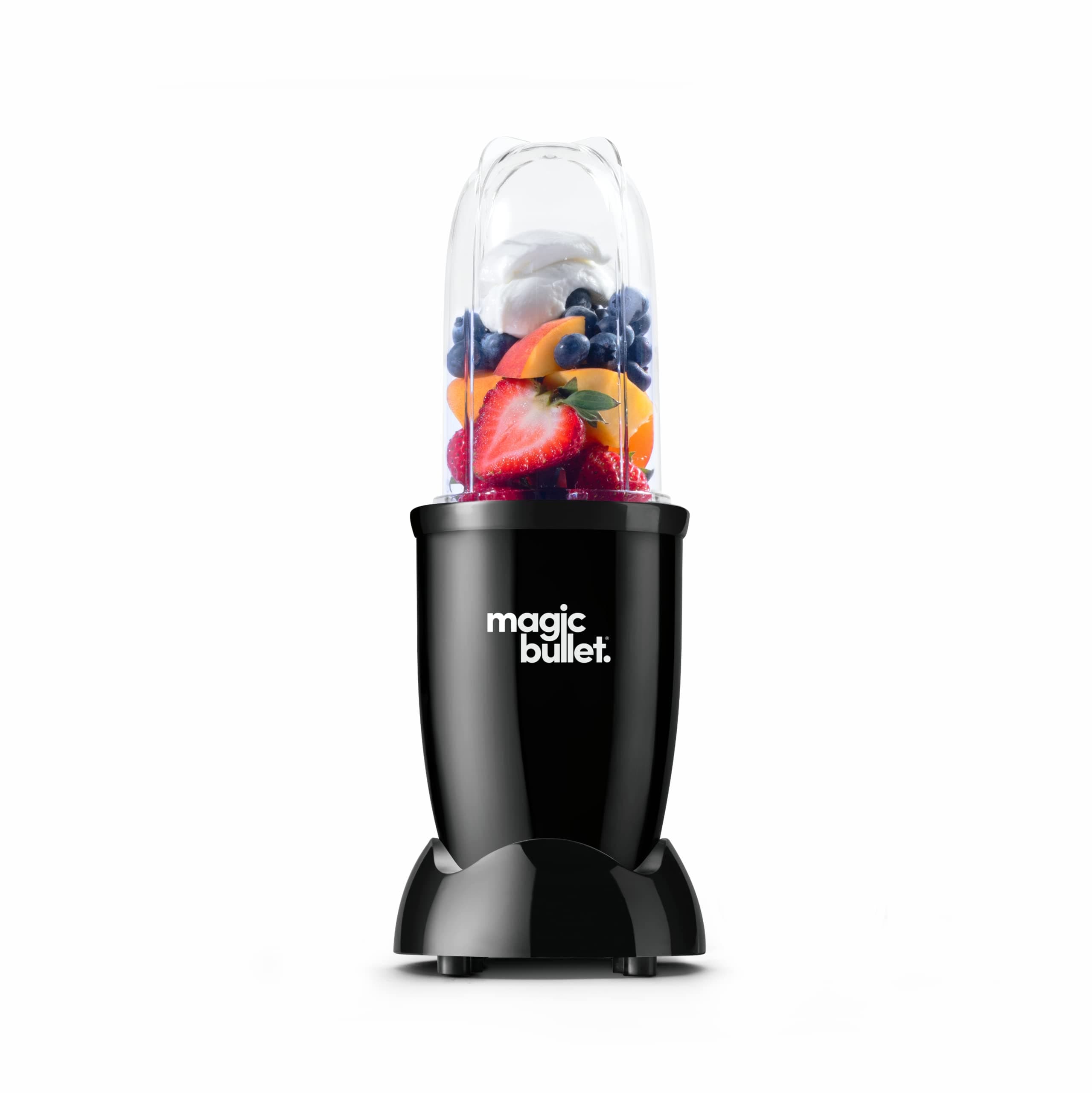 Magic Bullet frullatore elettrico, frullatore piccolo, 3 pezzi, potenza 200 Watt, nero, MBR03B