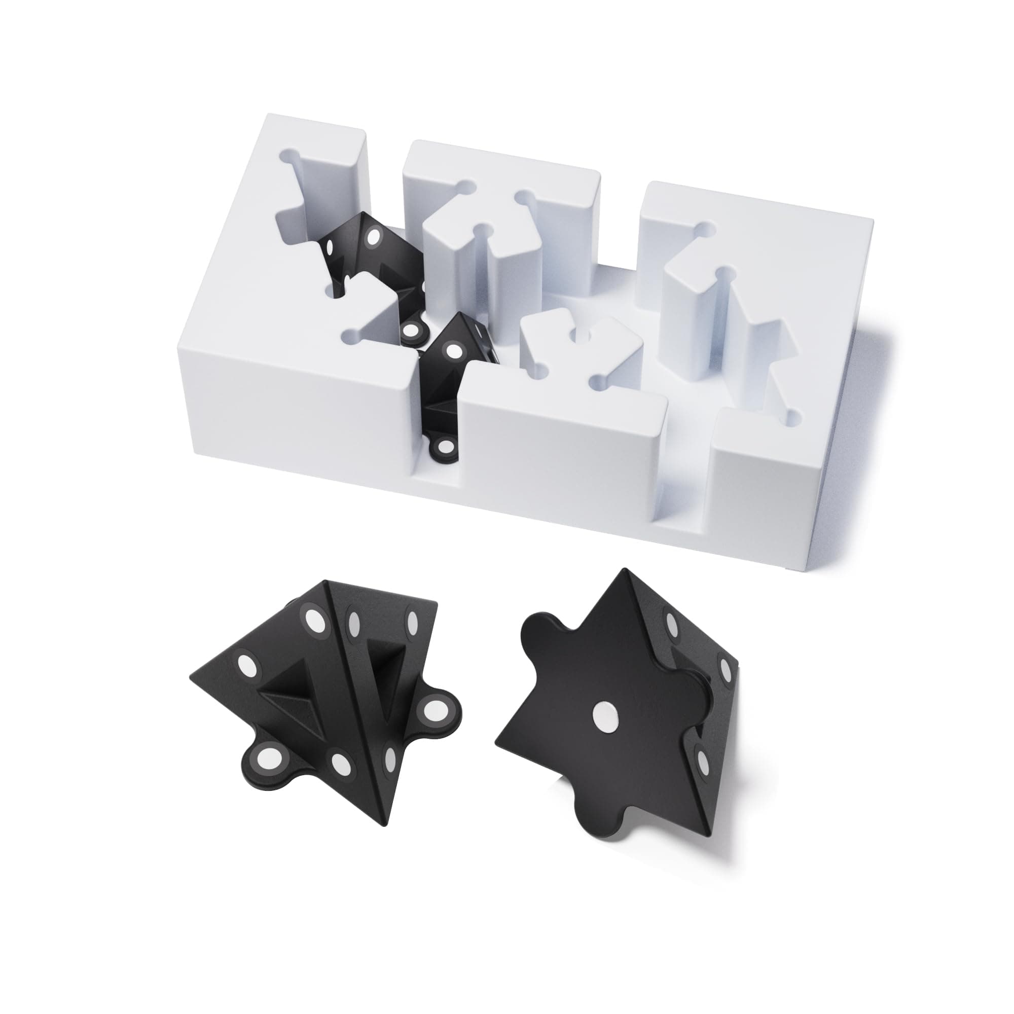 Revopoint Kit de Marcadores Piramidales Magnéticos 3D de 4 Piezas para Escaneo 3D, Marcadores para Escáneres 3D, Puntos de Seguimiento 3D para Evitar la Pérdida de Seguimiento y Mejorar la Precisión