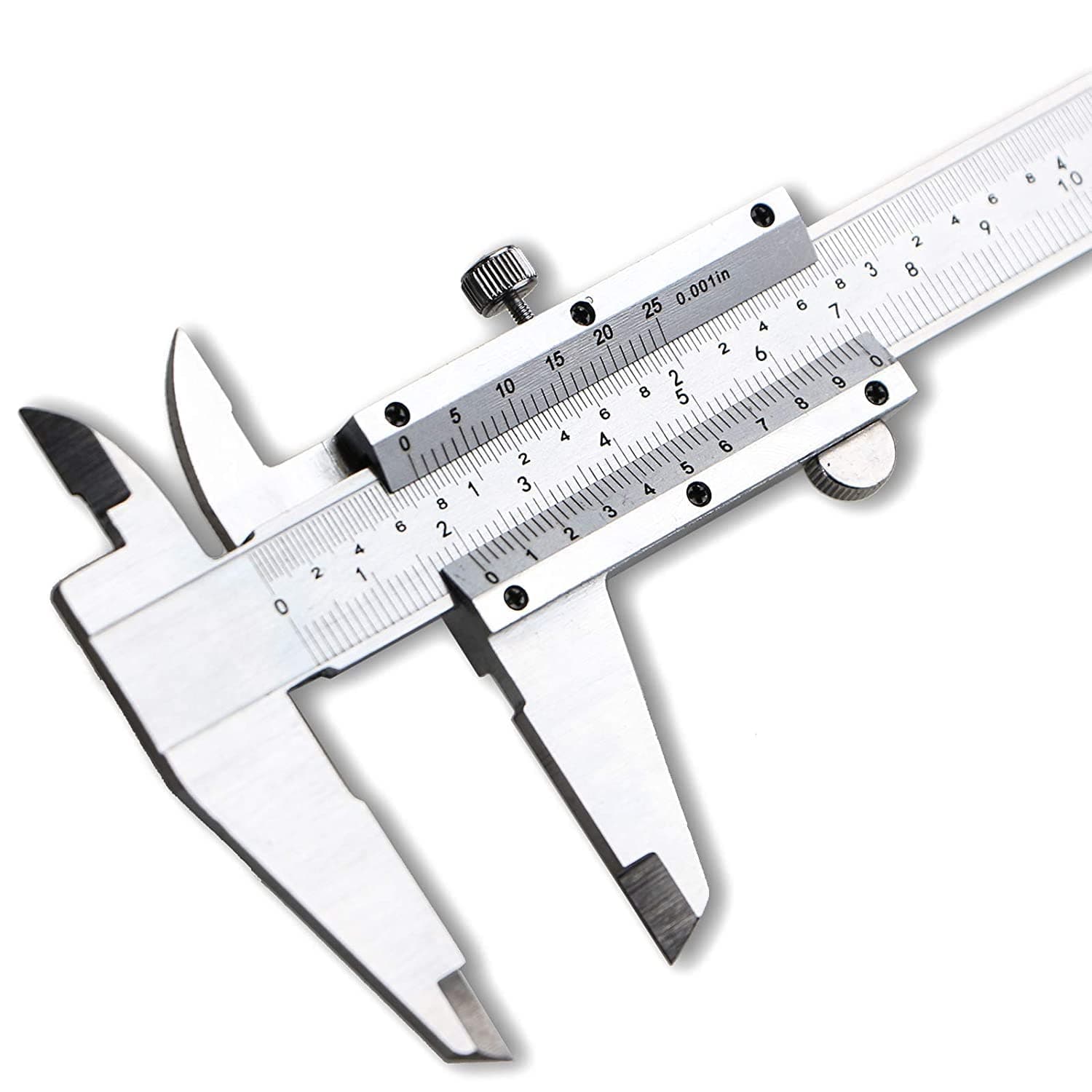 Spurtar Pie de Rey 0-150mm 0-6'' Calibre Analogico Calibrador Precisión 0.02mm /0.001'' Calibre Pie de Rey Vernier Caliper para Uso Profesional, Industrial, Bricolaje Doméstico