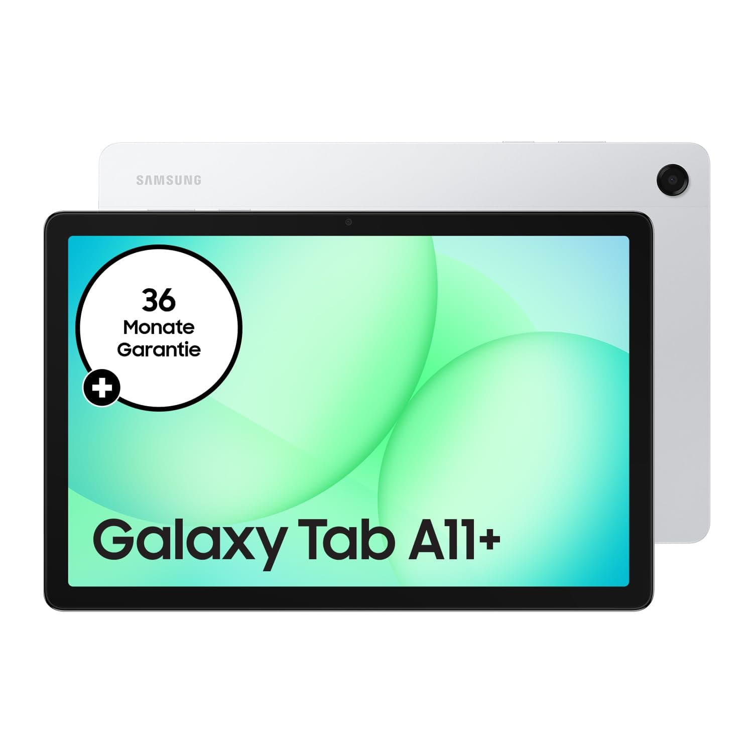 Samsung Galaxy Tab A11+, AI Tablet, 11 Zoll Display, 90 Hz Bildwiederholrate, 128 GB Speicher, 6 GB RAM, Android, Dolby Atmos Quad-Lautsprecher, Silver, 3 Jahre Herstellergarantie