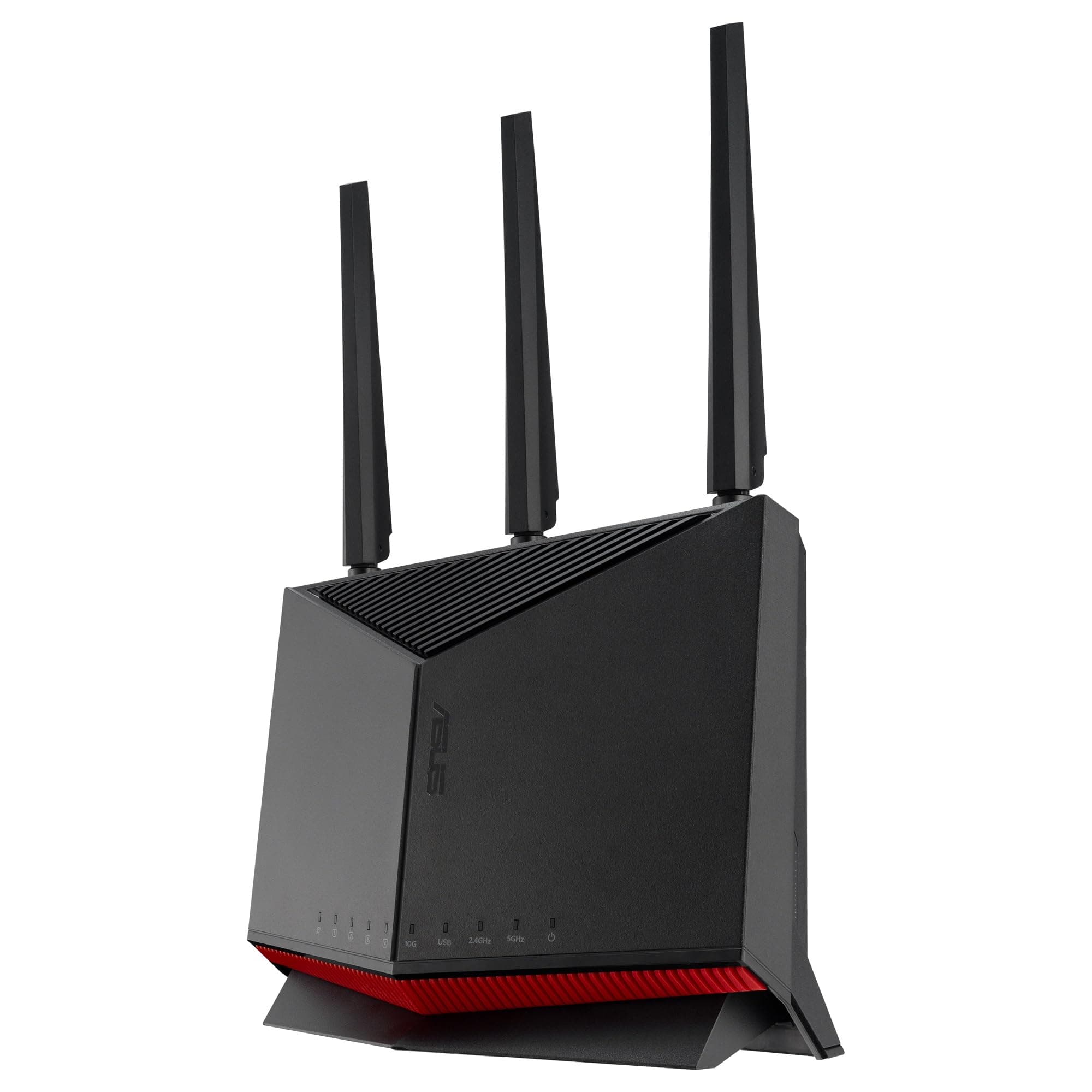 ASUS RT-BE86U - Router WiFi 7 BE6800 de Doble Banda, Compatible con 4096-QAM, Funcionamiento multienlace (MLO), detección AI WAN, AiMesh, Seguridad de Red y Funciones VPN, Guest Network Pro