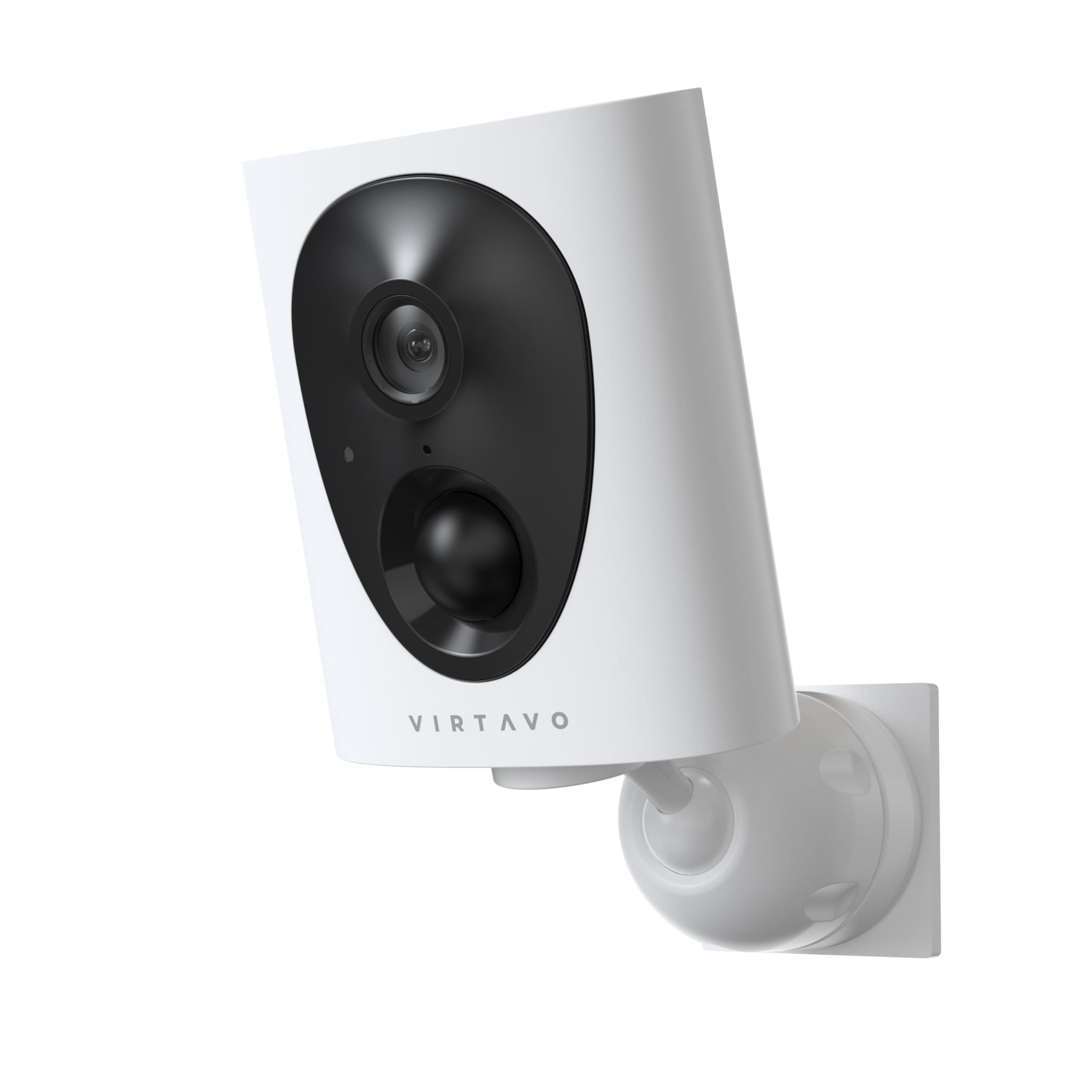 VIRTAVO 2K Telecamera WiFi Esterno/Interno Senza Fili a Batteria, Visione Notturna a Colori Starlight, Videocamera Allarme, Rilevamento PIR, Audio Bidirezionale, VF1