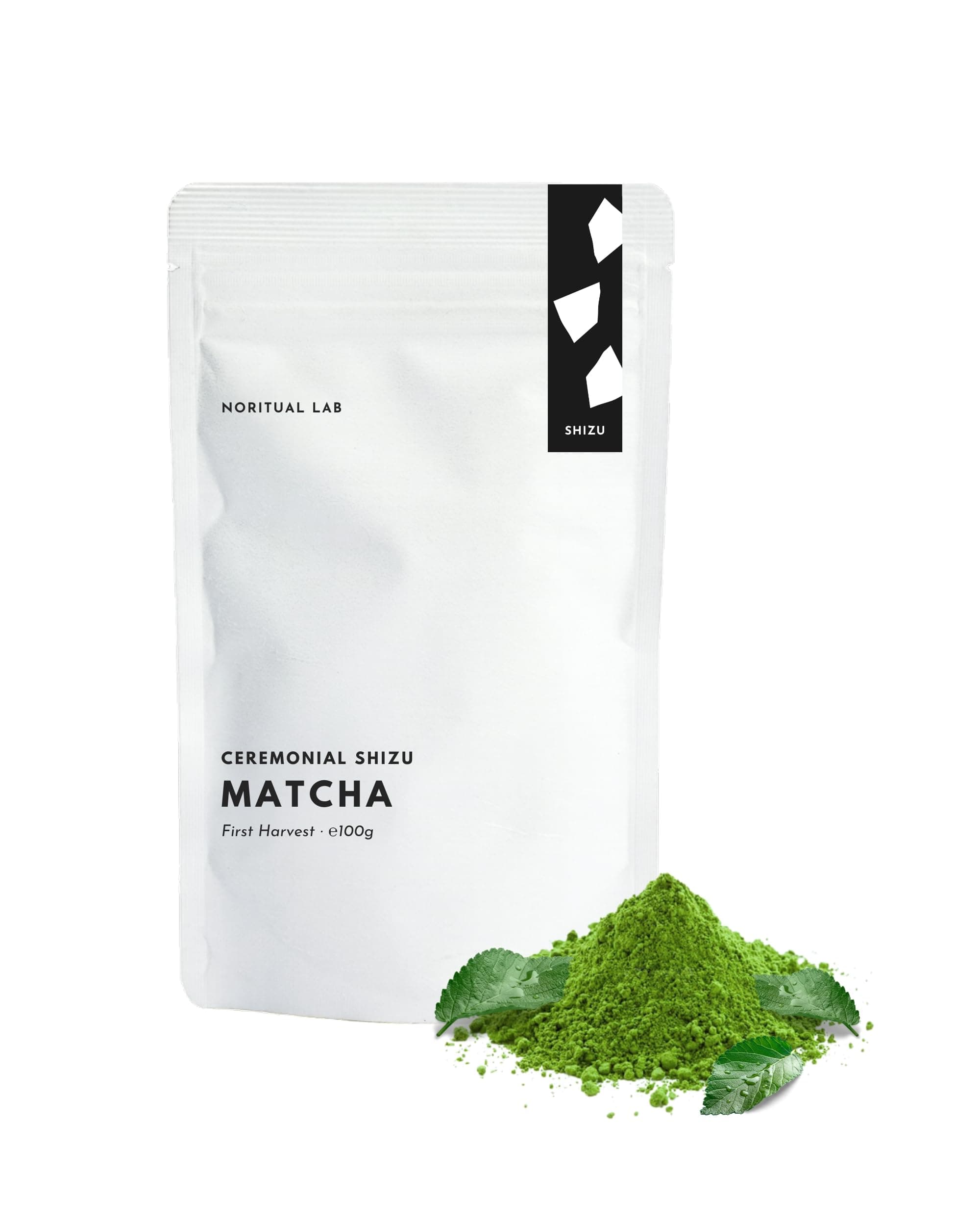 Ceremonial Matcha Shizu – Poudre de thé vert pur du Japon – Thé japonais d’origine de première récolte – 100% naturel & testé en laboratoire – 100g