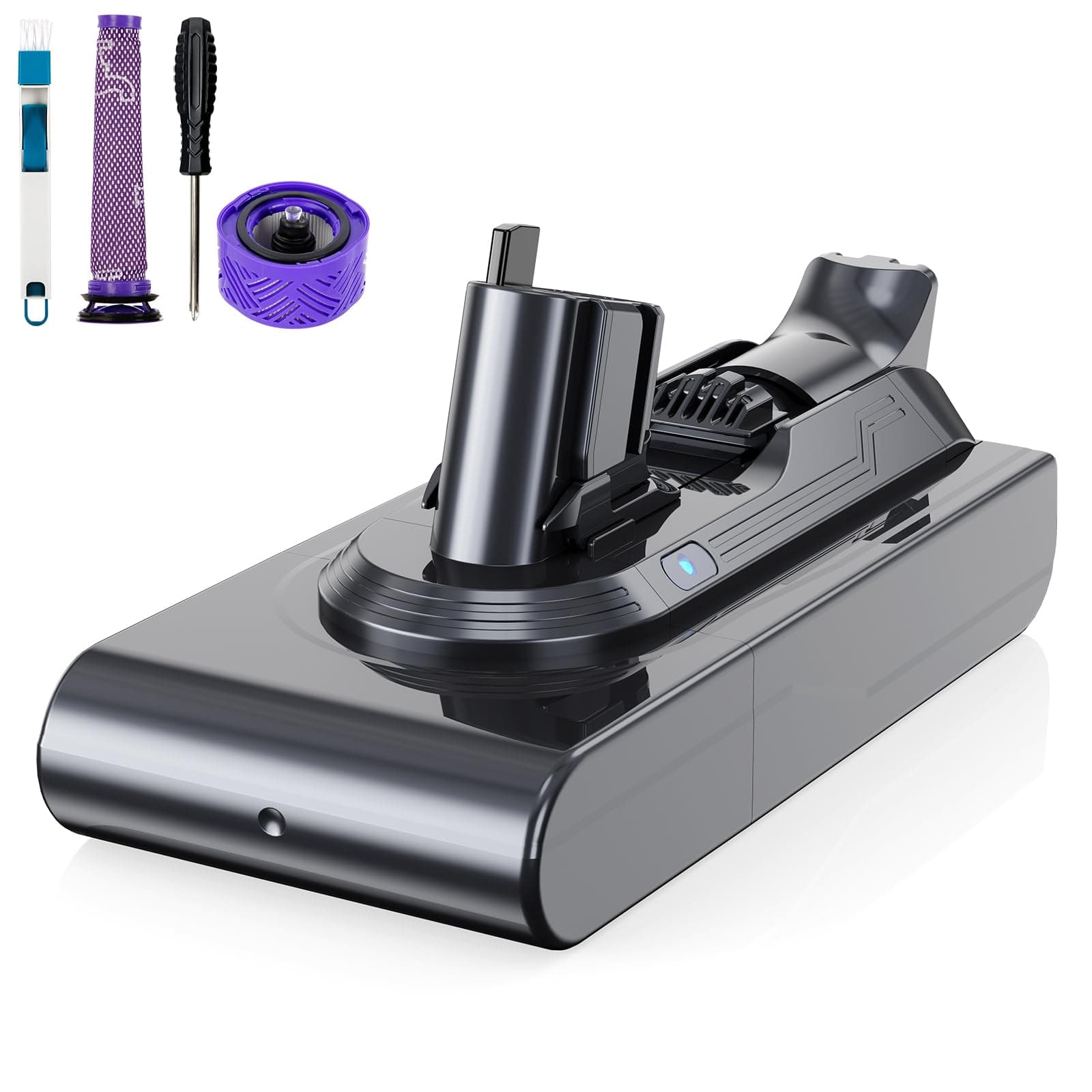 Batería V11 Repuesto para Dyson V11 6000mah 25,5V Batería Compatible con Dyson 2025 Spring Absolute Total Clean Absolute Extra Animal