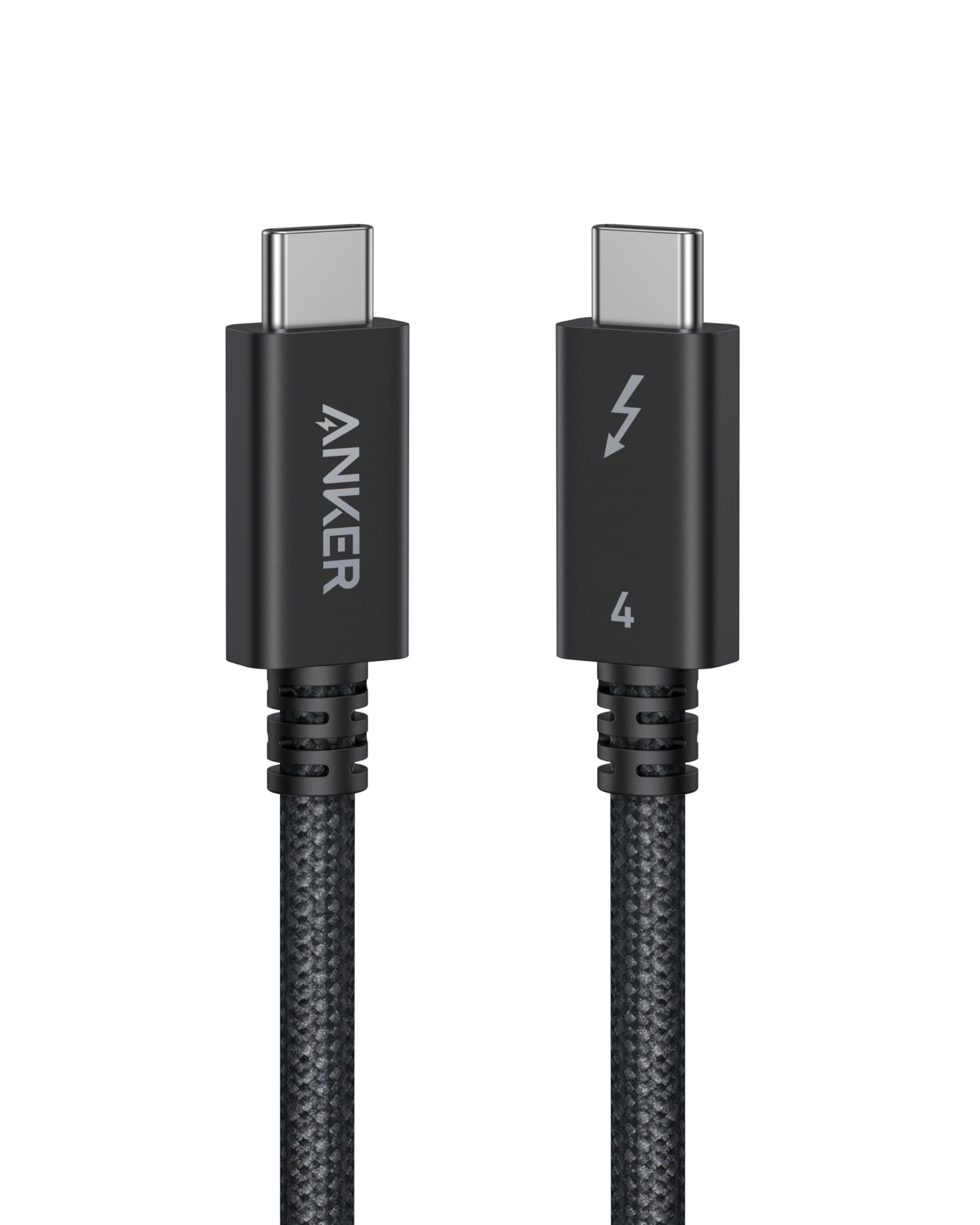 Anker Prime Thunderbolt 4 Kabel, 1m USB C auf USB C Kabel, 240W Laden, 40Gbit/s Datentransfer, unterstützt 8K/4K Displays, für iPhone 16 Serie, MacBook, iPad, Samsung (Thunderbolt 4-zertifiziert)