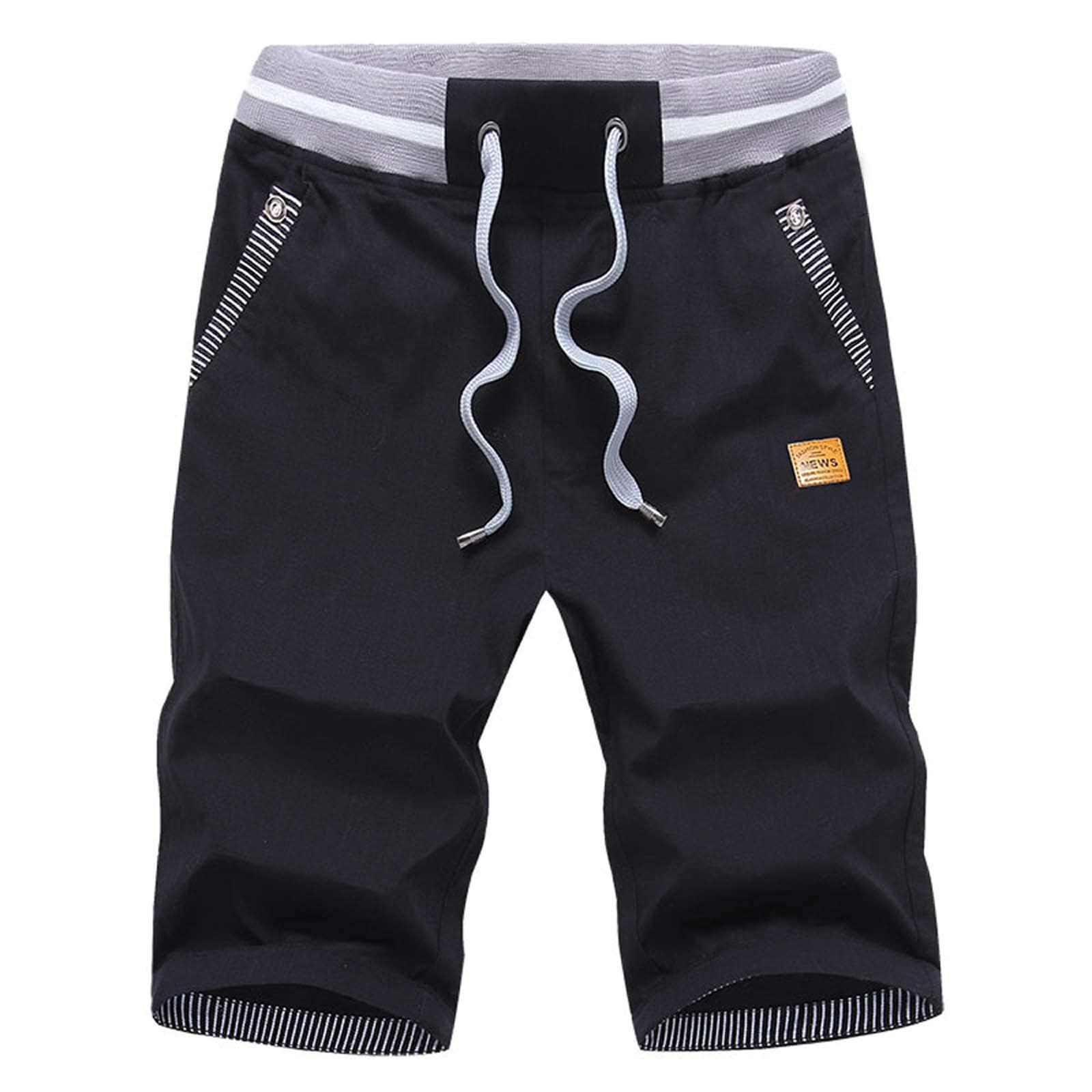 JustSun Short Homme Coton Chino Respirant Short Court Homme