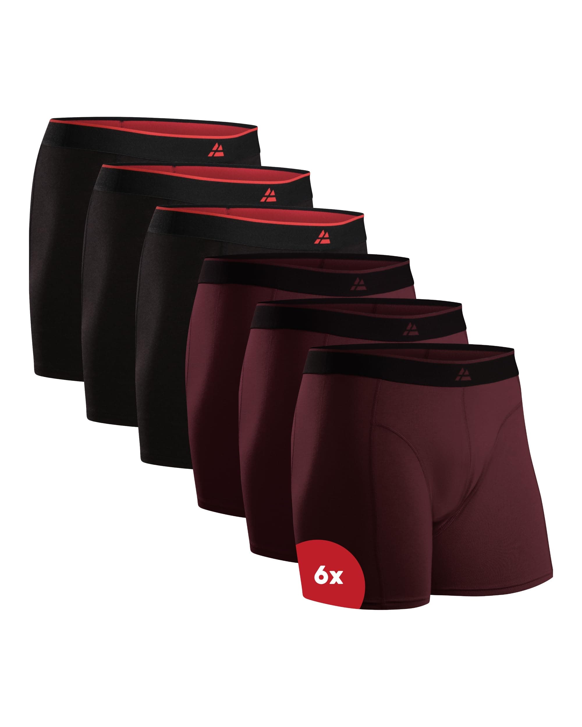 DANISH ENDURANCE Bambus Boxershorts Herren, Superweiche Unterhosen Männer, Atmungsaktiv & Etikettfrei, 6er oder 10er Pack