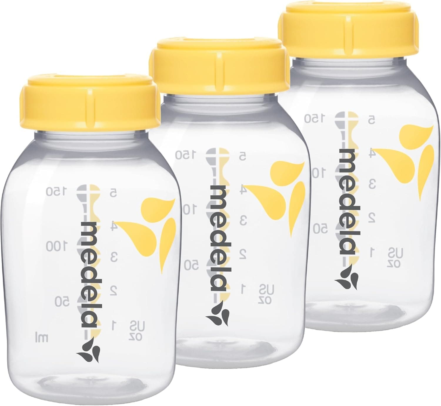 Medela Bottiglie per la conservazione del latte materno, Prive di BPA, Confezione da 3x 150 ml