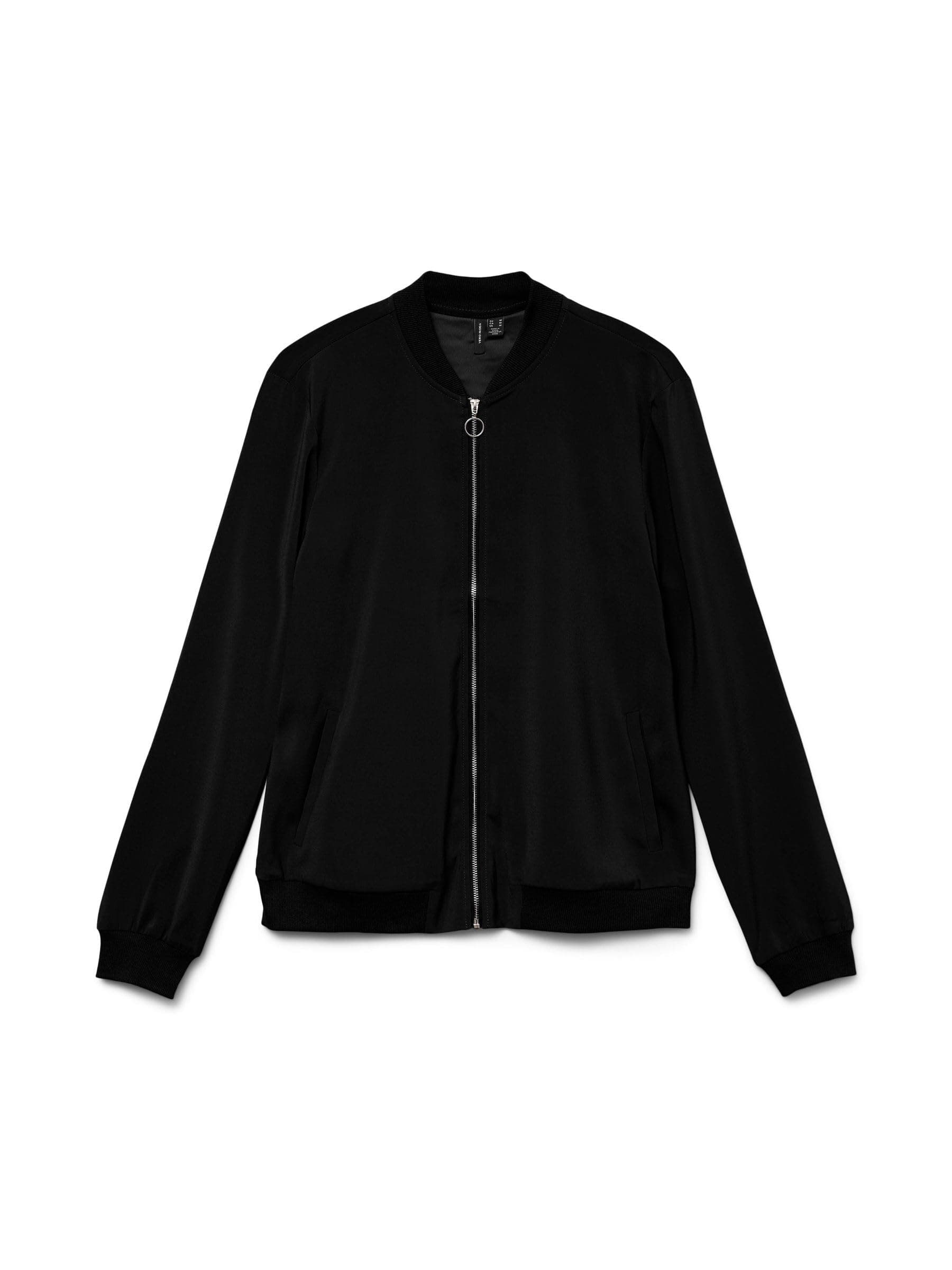 VERO MODA Mujer Chaqueta Blouson Fly Away Cuello Cremallera Chaqueta Ligera Versátil