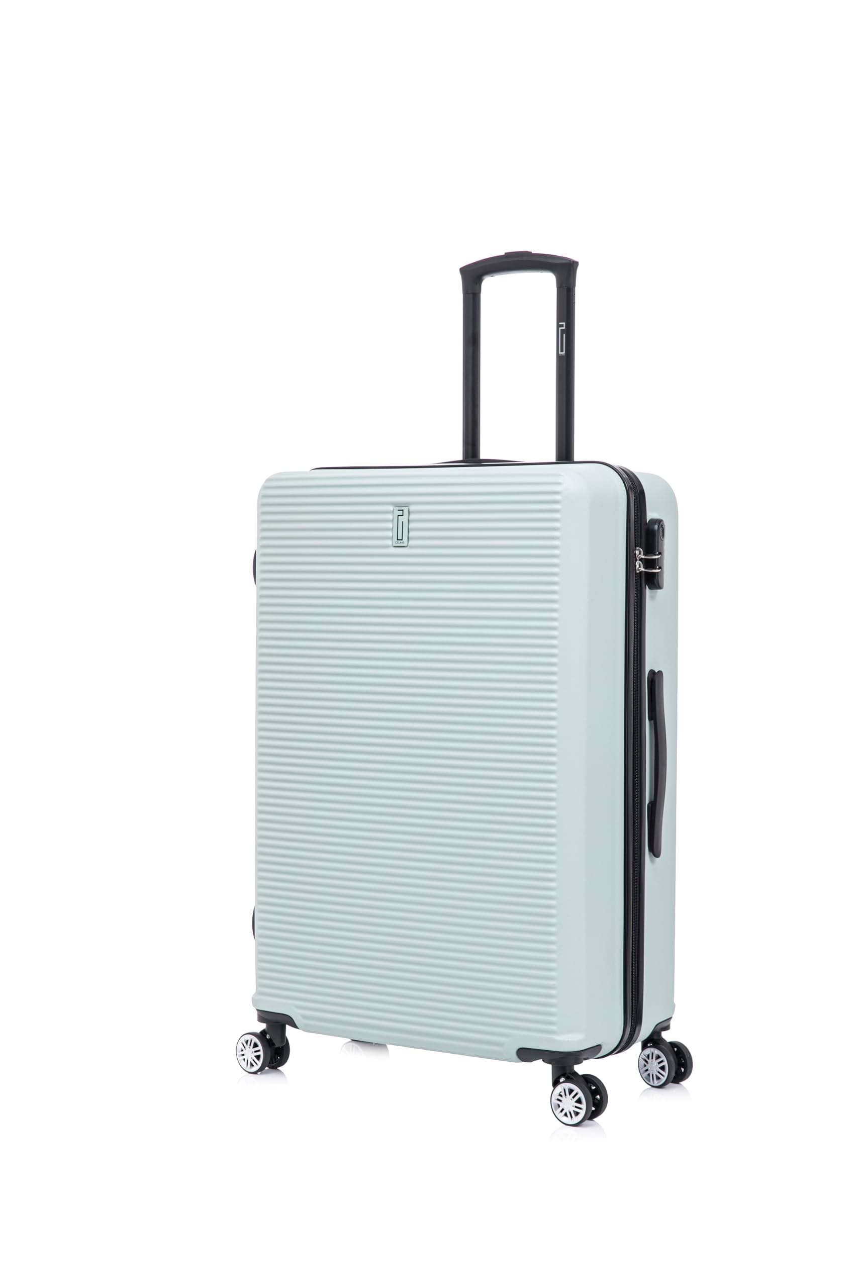CELIMS - Grande Valise Soute 75 cm 23kg Rigide ABS Légère | Valise XL à roulettes 4 Roues 360° | Bagage Soute Avion 23kg | Valise Grande Taille Voyage | Vert Pastel