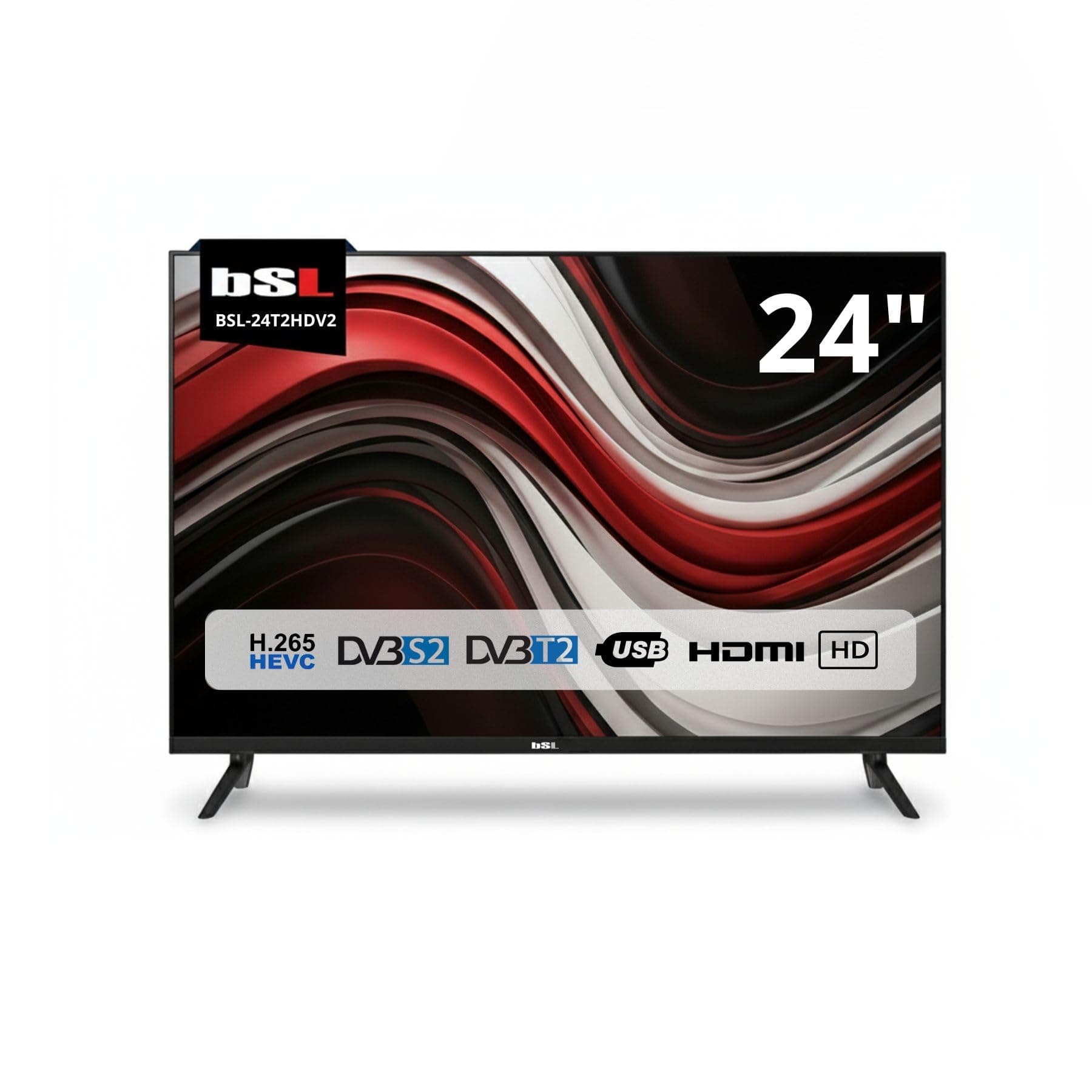 TV 24” BSL-24T2HDV2 TV LED HD 1366x768 | 60Hz | USB | DVBT2 HD H.265 | DVB-S2 | | HDMI