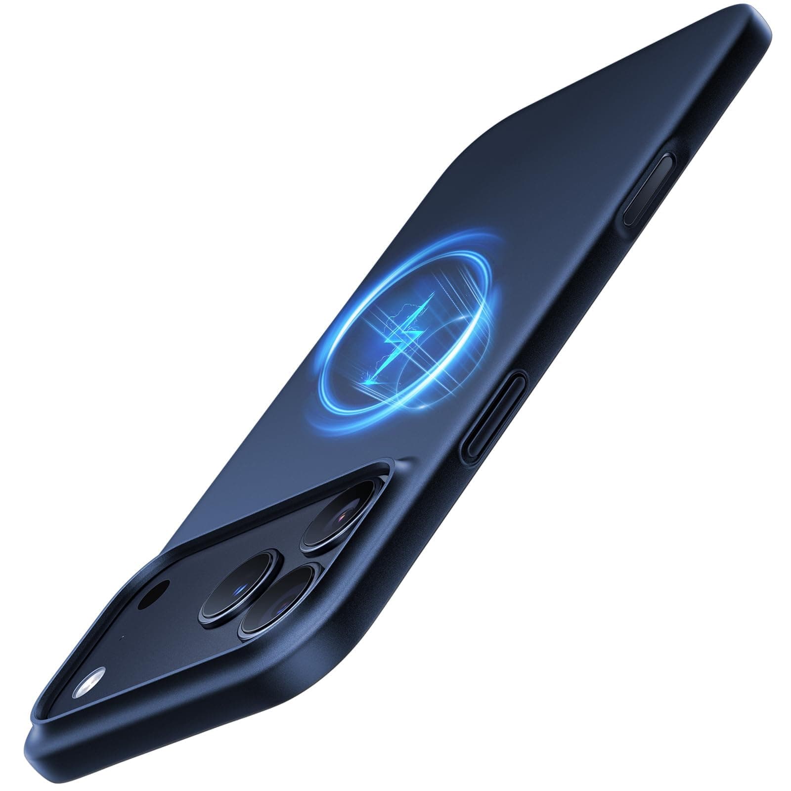 TORRAS Ultra Dünn für iPhone 17 Pro Max Hülle für MagSafe [Nr. 1 Magnetkraft] Handyhülle iPhone 17 Pro Max Case Stoßfest Kratzfest (Samtiger Griff & Elegantes Aussehen) Hülle Blau