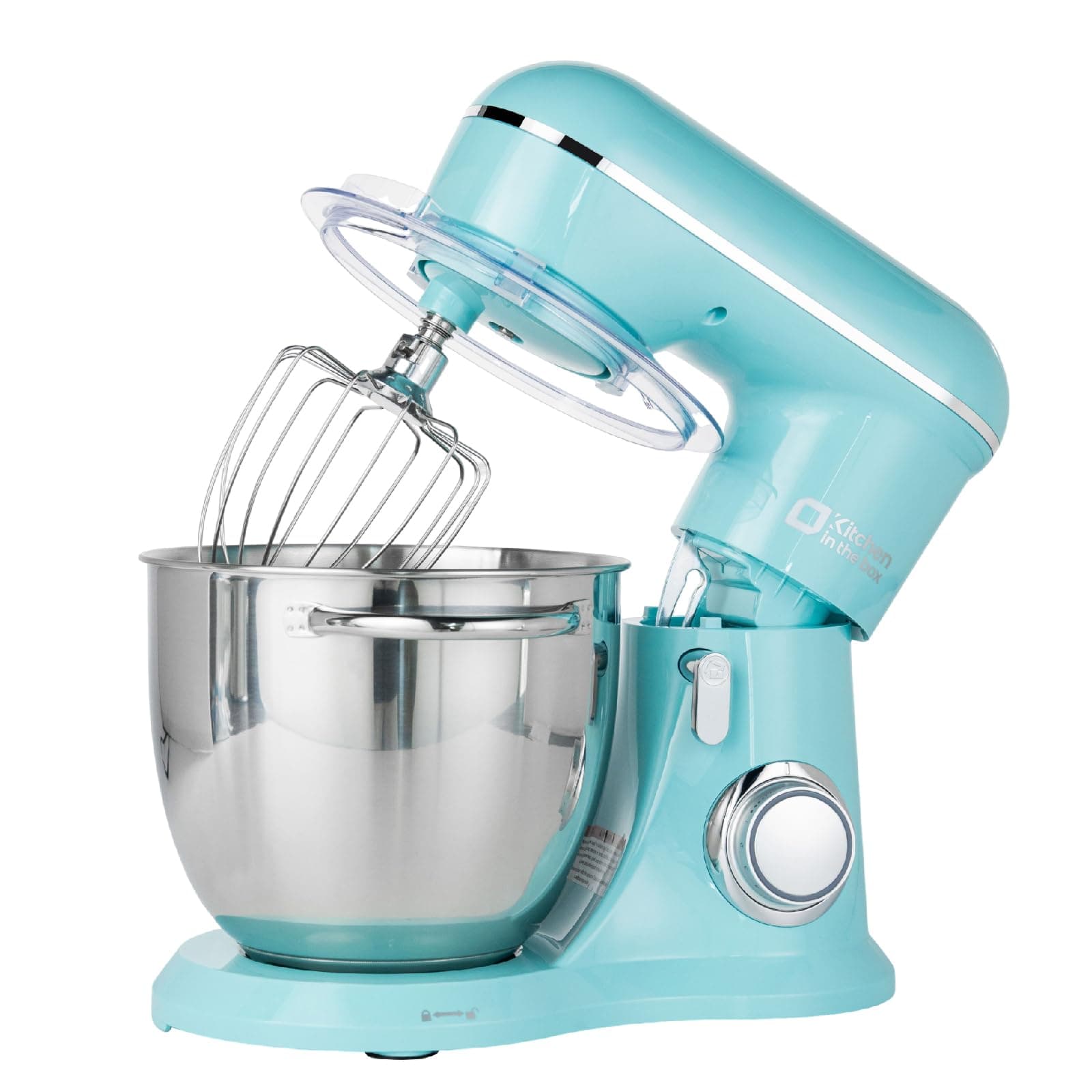 Batidora Amasadora 6L 1300W, Amasadora de Pan y Reposteria, Robot de Cocina con 10 Velocidades, Incluye Gancho Amasador, Paleta Batidora y Varilla Mezcladora,Kitchen in the box