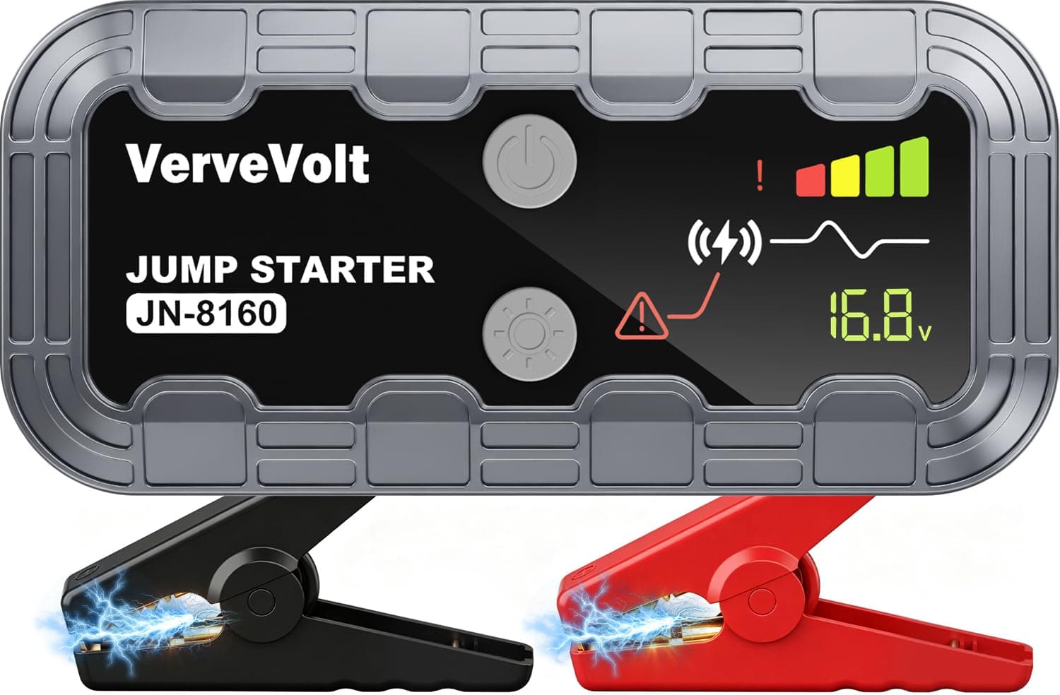 𝟴𝗢 𝗼𝗳𝗳 𝟭𝟬𝟬𝟬𝟬𝗔 Arrancador de Baterias de Coche - Jump Starter | 𝟑 𝐌𝐨𝐝𝐞𝐥𝐬 Linterna LED y Pinzas, Protección de Seguridad Car Jump Starter para SUV Camions (10L Gas & 9L Diesel)
