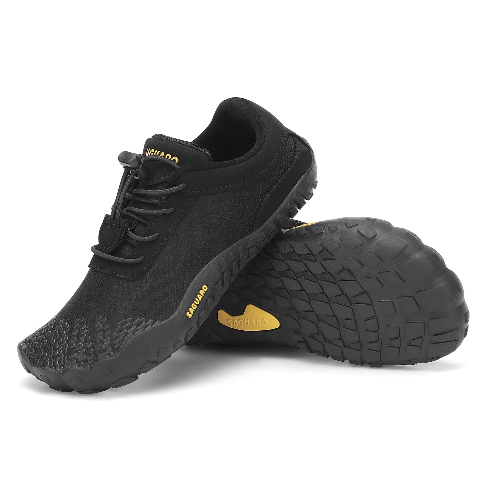 SAGUARO Barefoot Zapatillas Minimalista Comodas Zapatillas de Trail Running per Niños Niñas, Gr.24-36